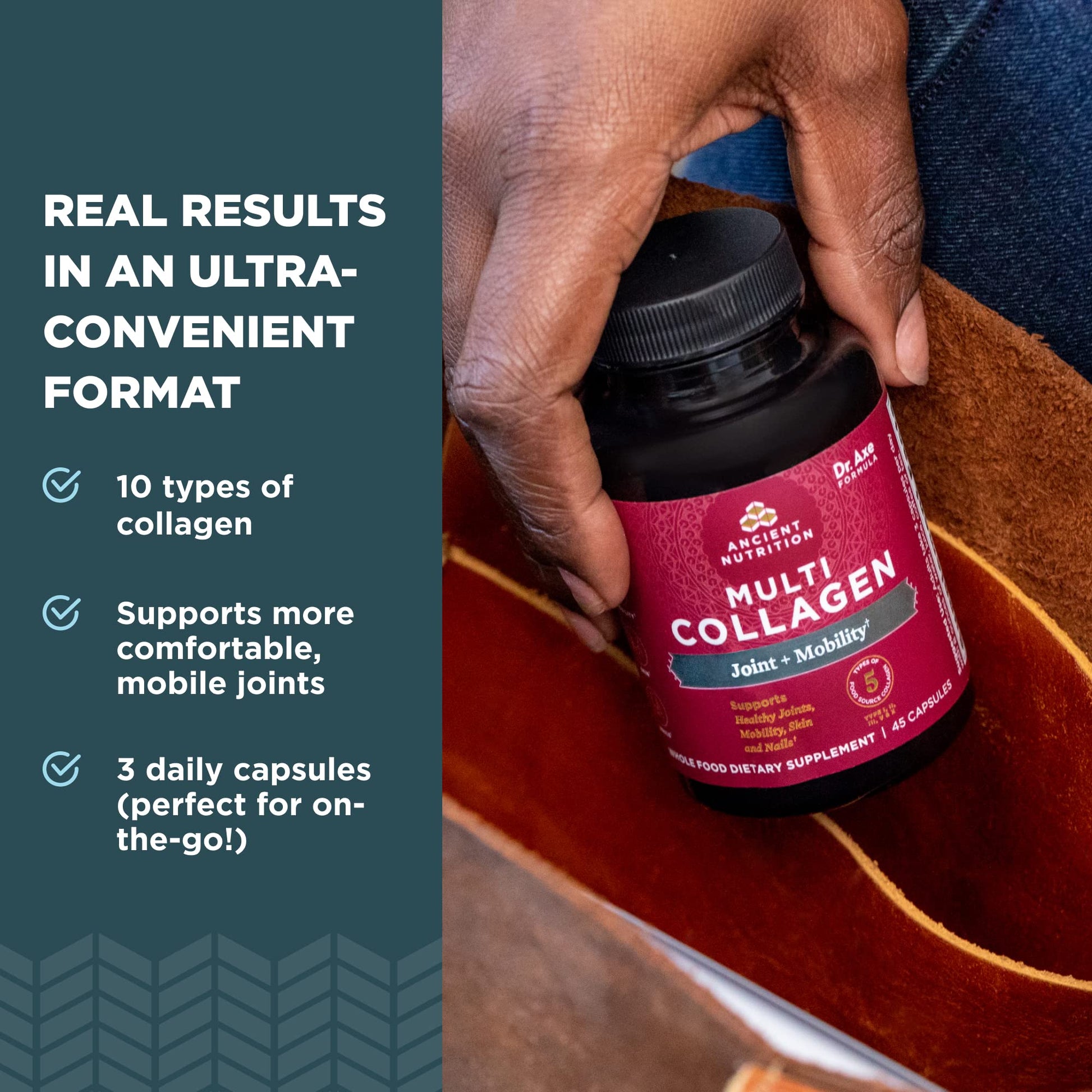 Ancient Nutrition Collagen Pills for Joint Support, Multi Collagen Capsules 45 Ct, Joint + Mobility, Supports Joints, Skin & Nails, Exercise Recovery, Paleo and Keto Friendly, Gluten Free Ancient Nutrition buy supplements canada