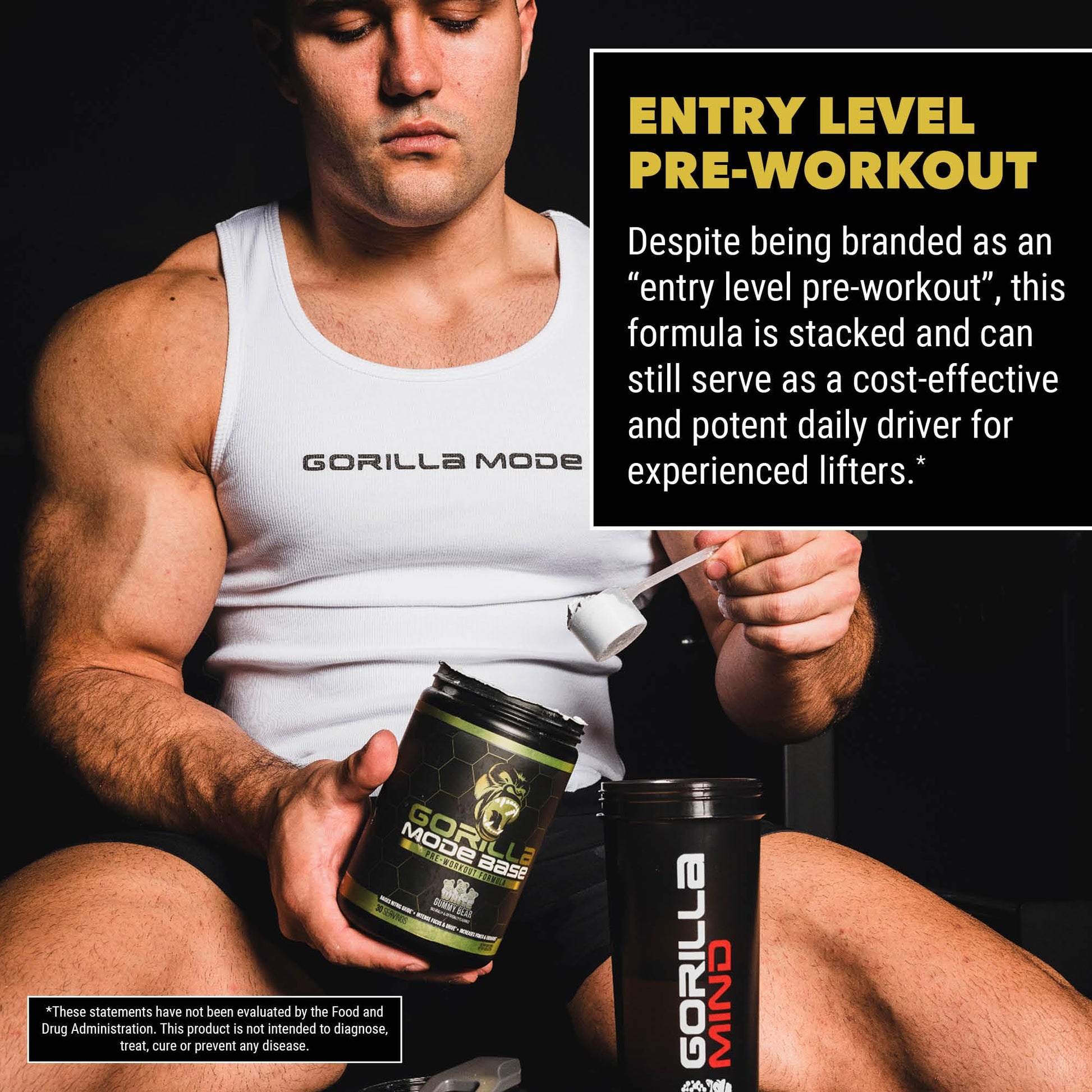 Gorilla Mode Base Pre Workout - Raises Nitric Oxide · Intense Focus & Drive · Endurance Gorilla Mind buy supplements canada