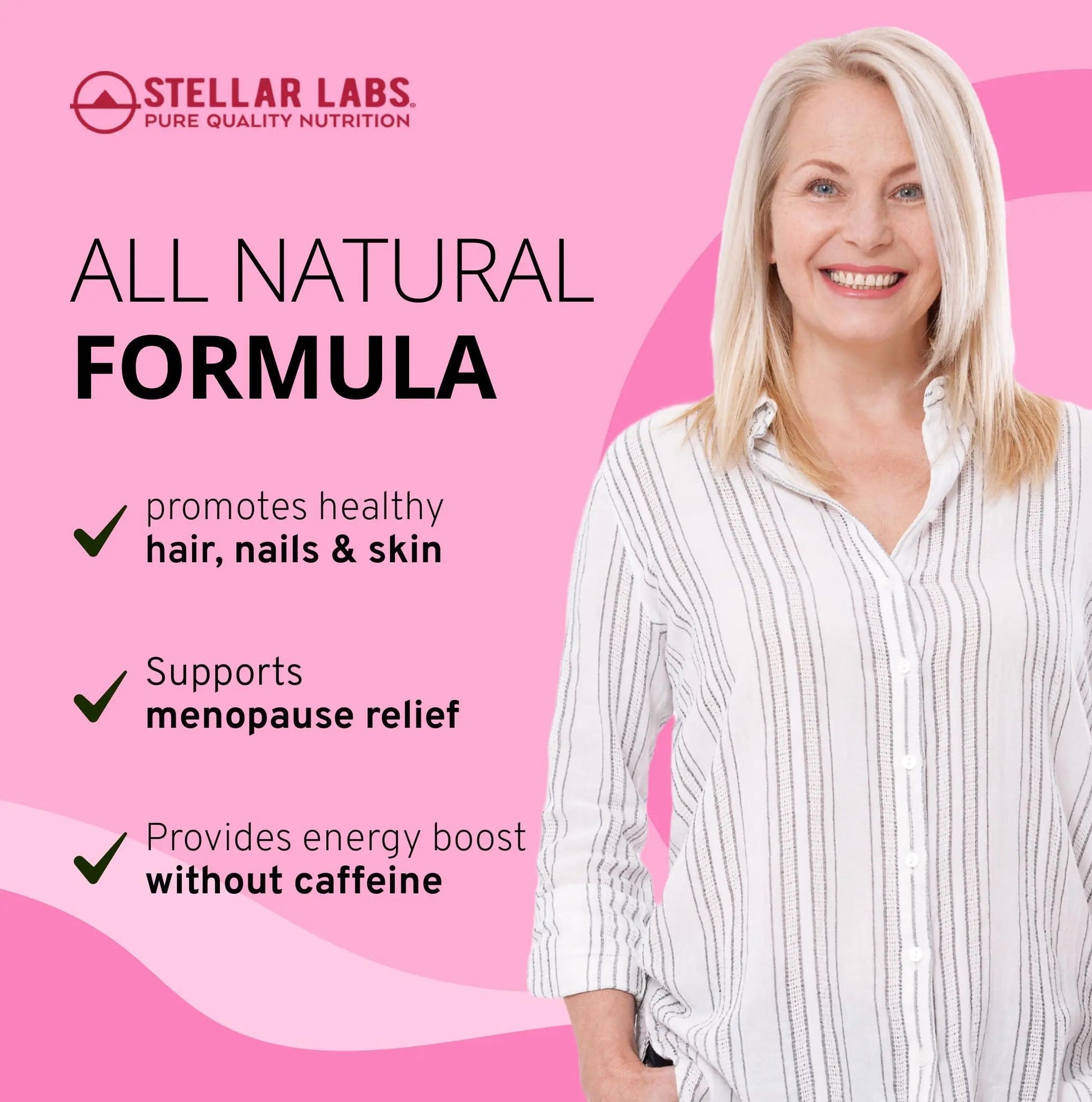 Stellar Labs Low FODMAP Vegan Women's Ultra Multi-Vitamin | Easy to Digest Daily Multivitamin Without Iron | Low Energy Supplement, Female Support | Stellar Labs buy supplements canada
