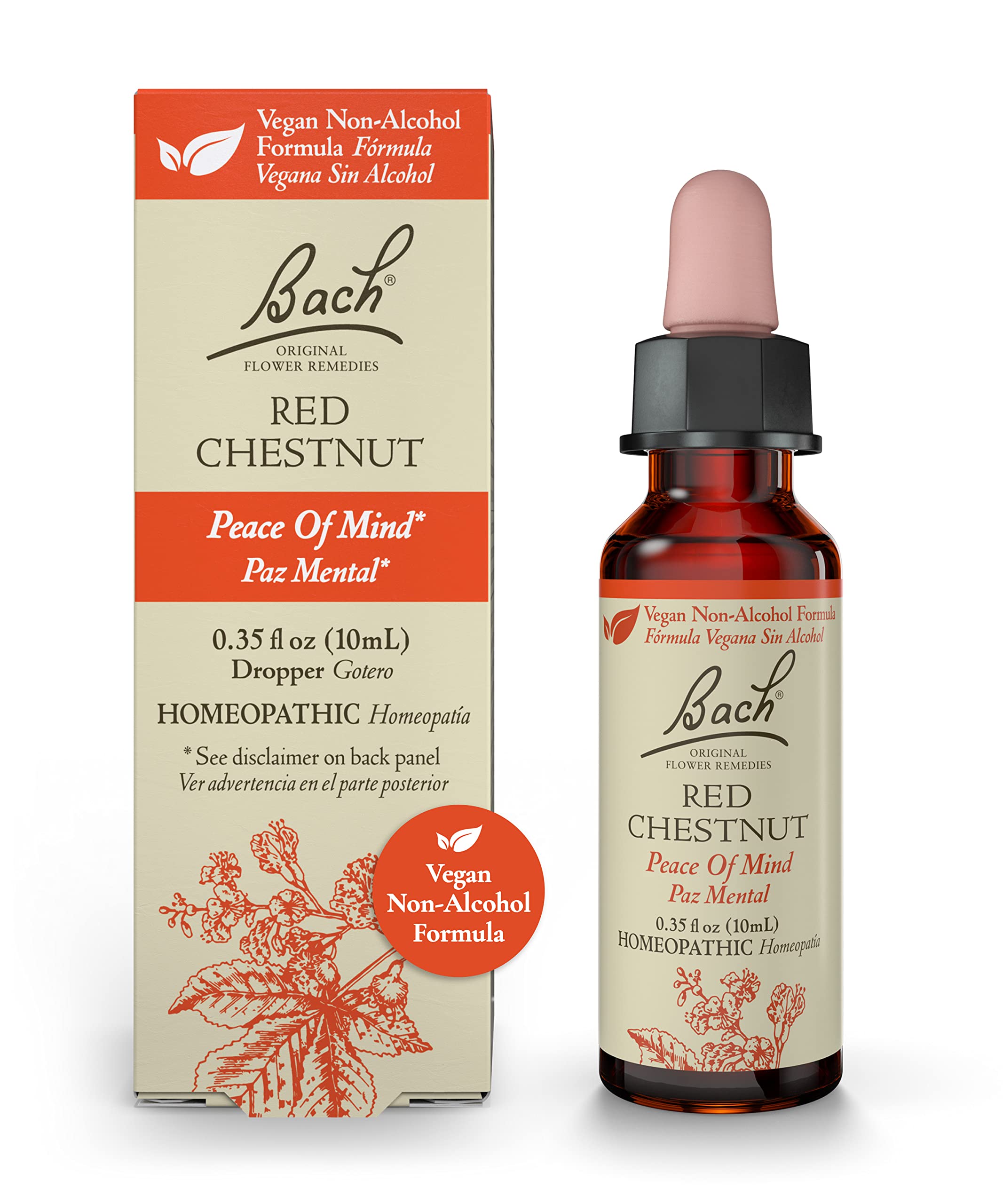 Bach Original Flower Remedies, Red Chestnut for Peace of Mind (Non-Alcohol Formula) Bach buy supplements canada