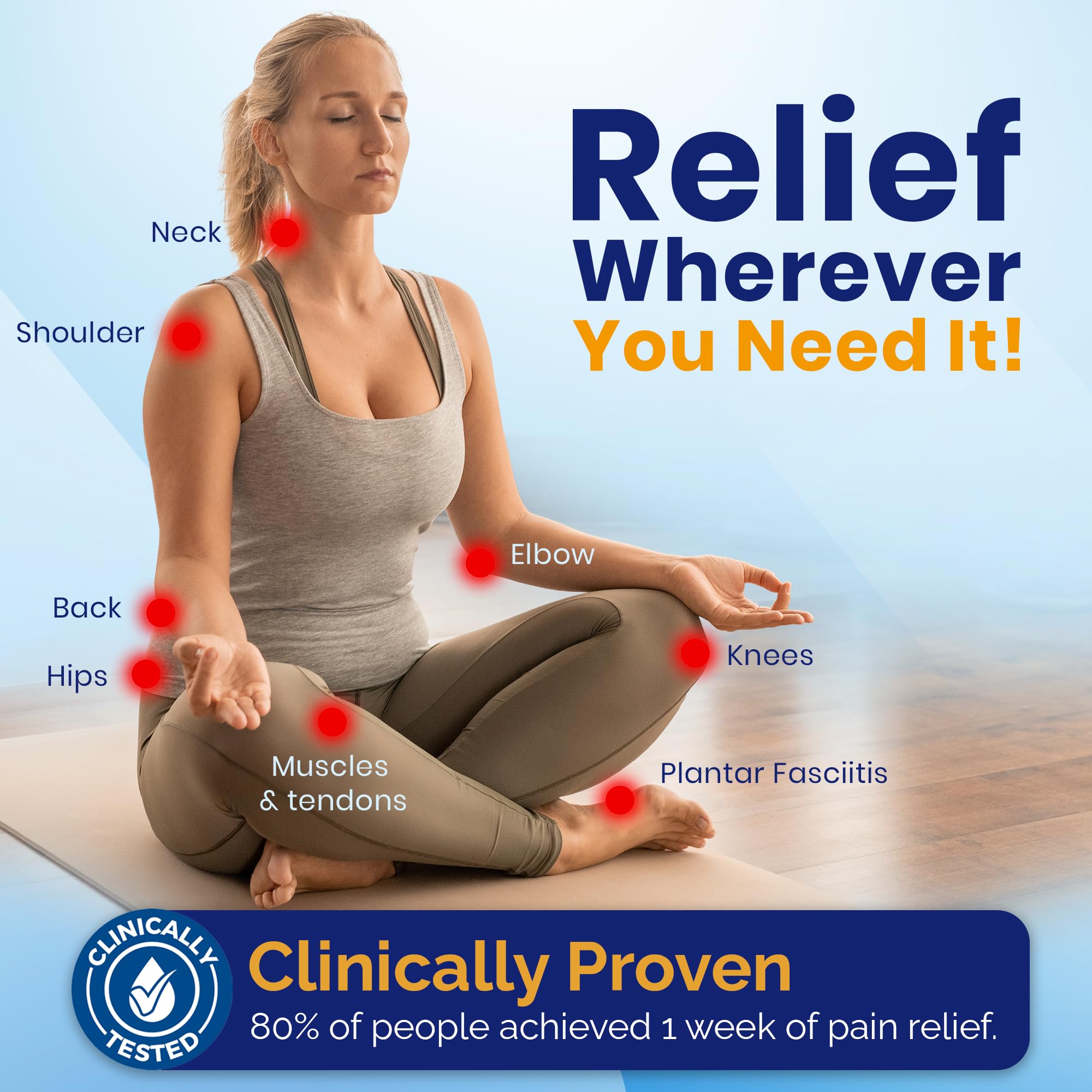 PainPause Long Lasting Pain Relief - Back, Hip, Knee, Neck, Plantar Fasciitis, and Others - Relief for Up to 7 Days, Clinically Tested, 4 Devices in 2 Pouches PainPause buy supplements canada