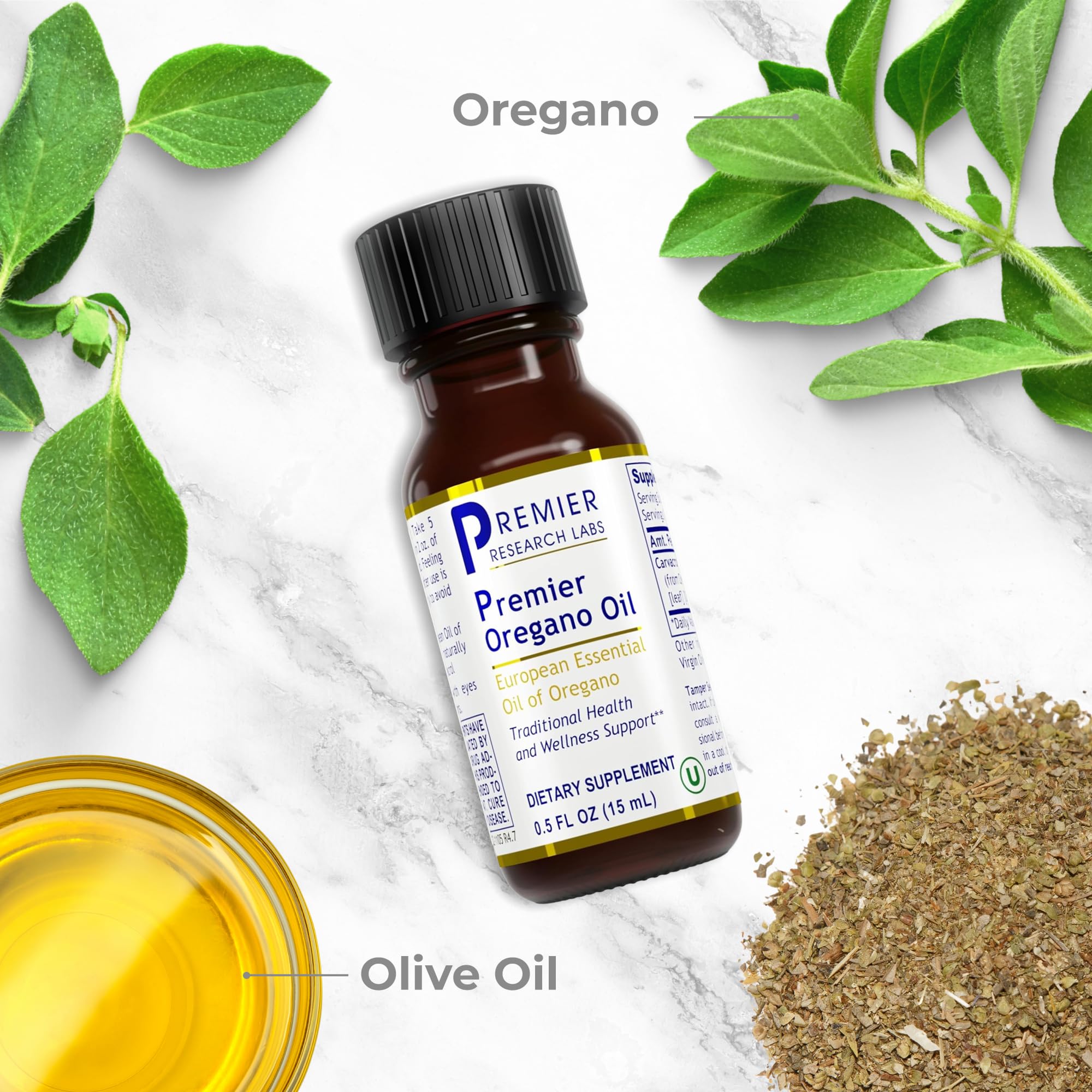 Premier Research Labs Premier Oregano Oil - Oil of Oregano Drops with Carvacrol, Edible Oregano Essential Oil Supplement for Immune & Gut Health - 0.5 Fl Oz Premier Research Labs buy supplements canada