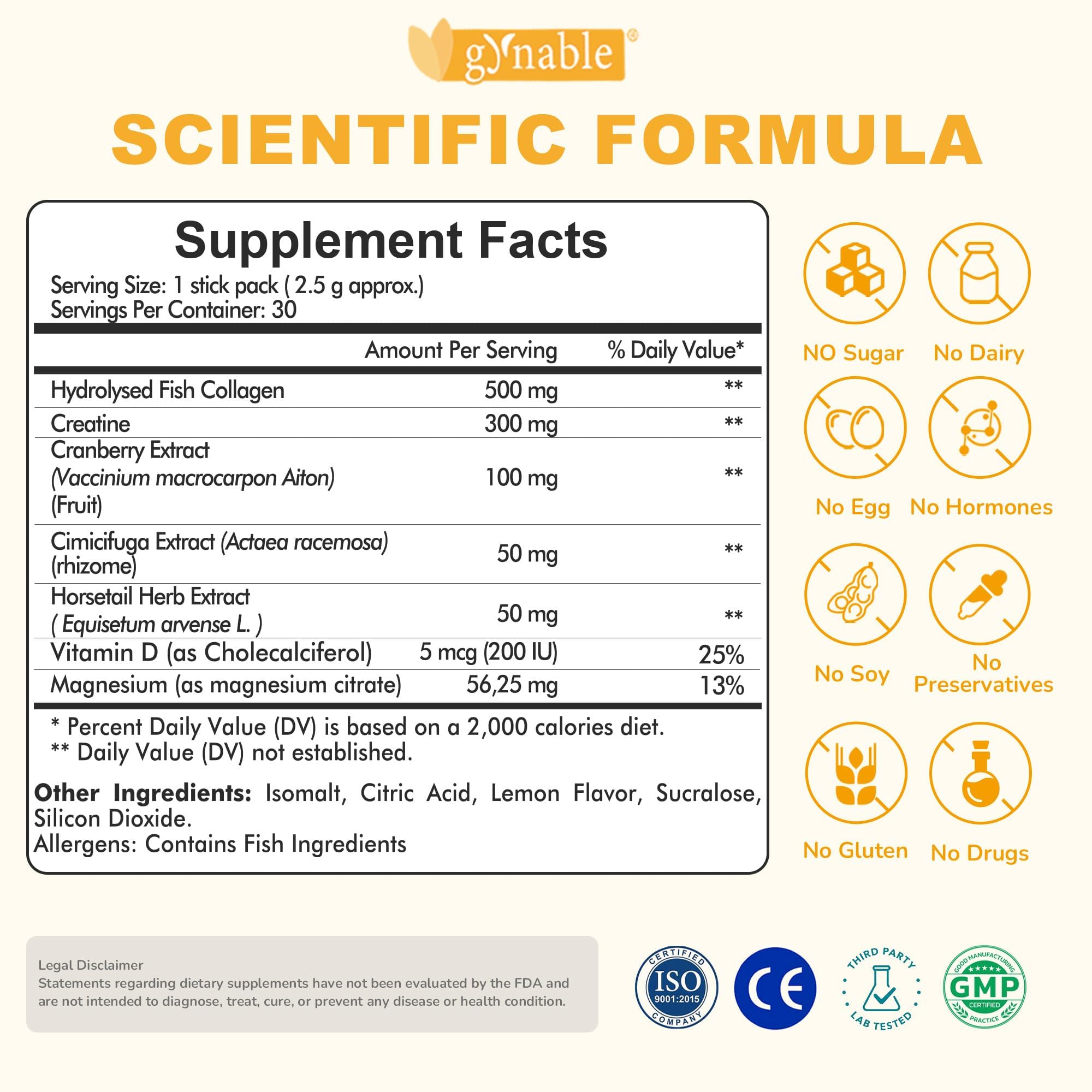 Bladder Control Supplements for Women: UroCollagen for Postpartum Recovery Supports Pelvic Floor Muscles Strength, Urinary Urgency Frequency Leakage, for Hormone Harmony Balance, Powder, 30-Day Supply Gynable buy supplements canada