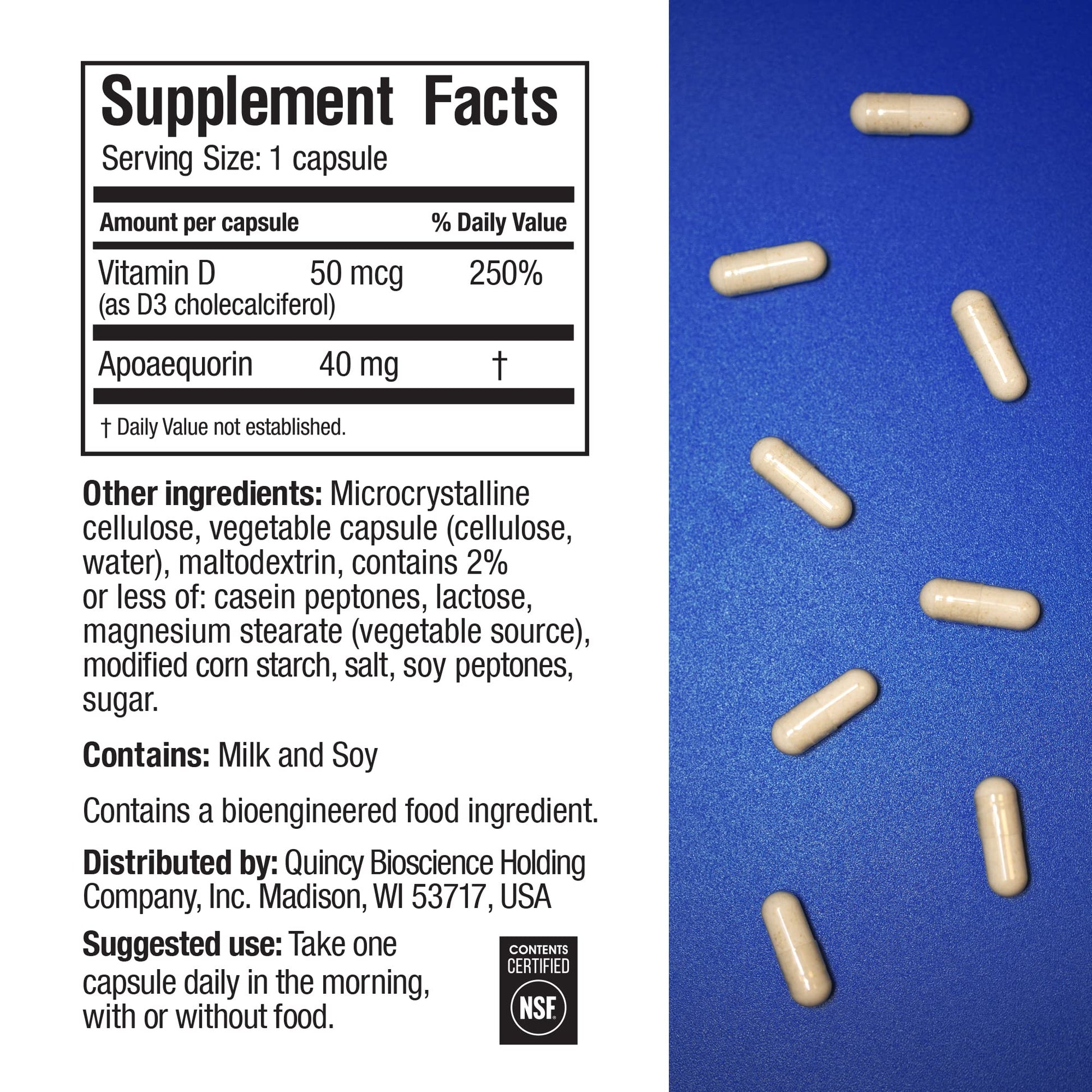 Prevagen Improves Memory - Professional Formula 40mg, 30 Capsules |1 Pack| with Apoae Prevagen buy supplements canada