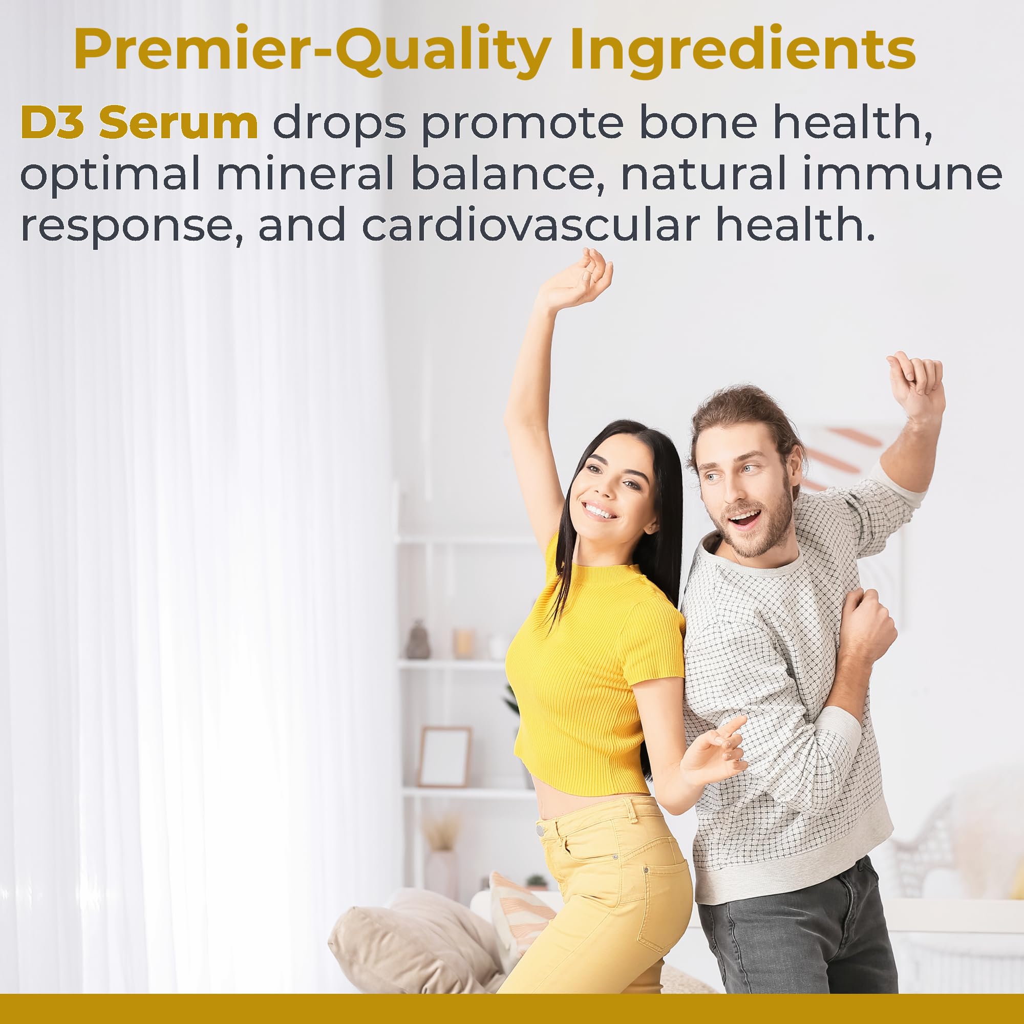 Premier Research Labs Vitamin D3 Serum - Liquid Vitamin D Oil Drops for Adults, Liquid Vitamin D3 5000 IU, Sublingual Vit D3 Liquid - 0.43 fl oz Premier Research Labs buy supplements canada
