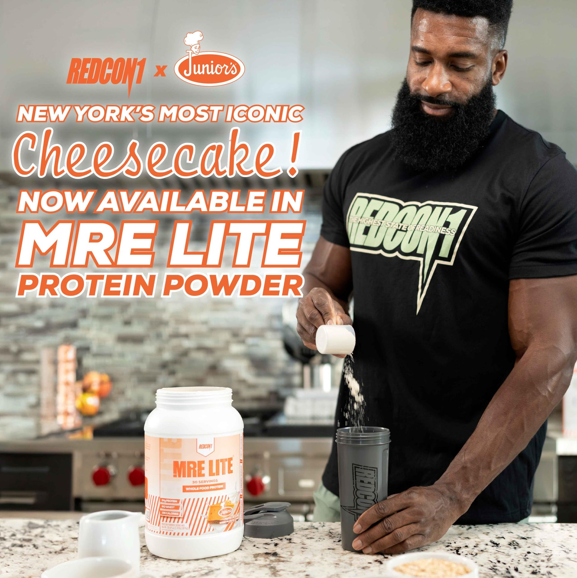 REDCON1 MRE Lite Whole Food Protein Powder, Juniors, Pumpkin Cheesecake - Low Carb REDCON1 buy supplements canada
