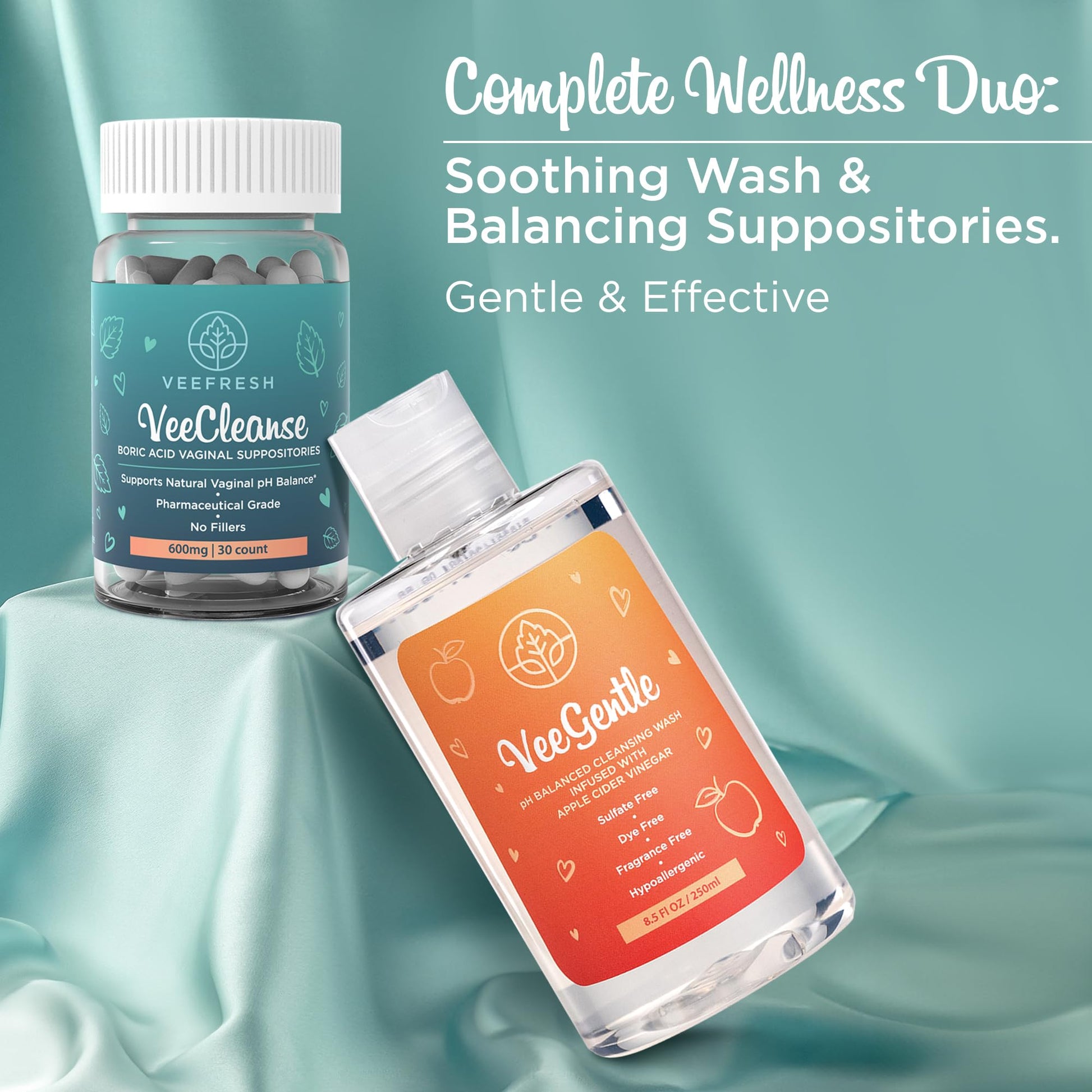 VeePower Lite - Vaginal Health Bundle - Control and Prevent Vaginal Odor - Includes VeeGentle VeeFresh buy supplements canada