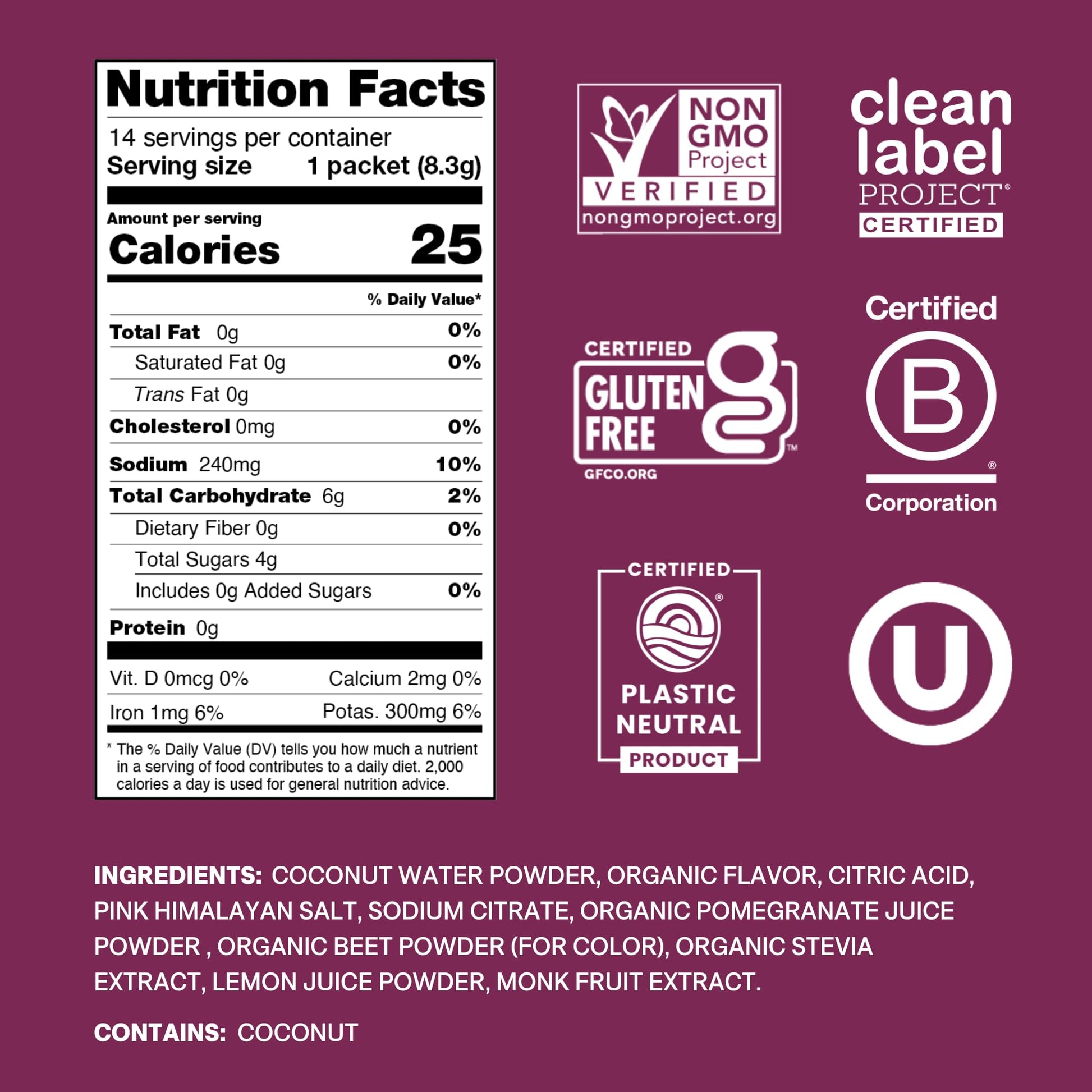 Cure Hydration | Plant-Based Electrolyte Drink Mix | No Added Sugar | FSA-HSA | Dehydration Relief Powder Made with Coconut Water | Non-GMO | Vegan Cure Hydration buy supplements canada