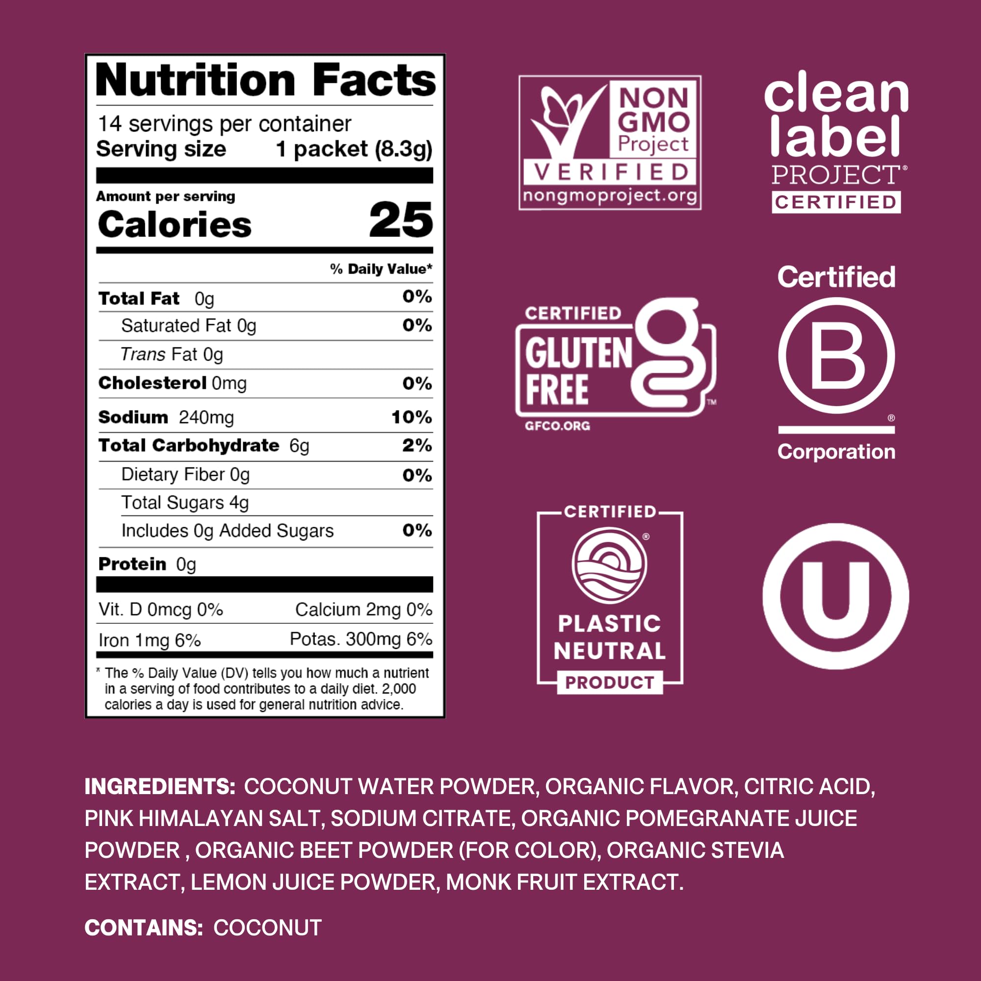 Cure Hydration | Plant-Based Electrolyte Drink Mix | No Added Sugar | FSA-HSA | Dehydration Relief Powder Made with Coconut Water | Non-GMO | Vegan Cure Hydration buy supplements canada