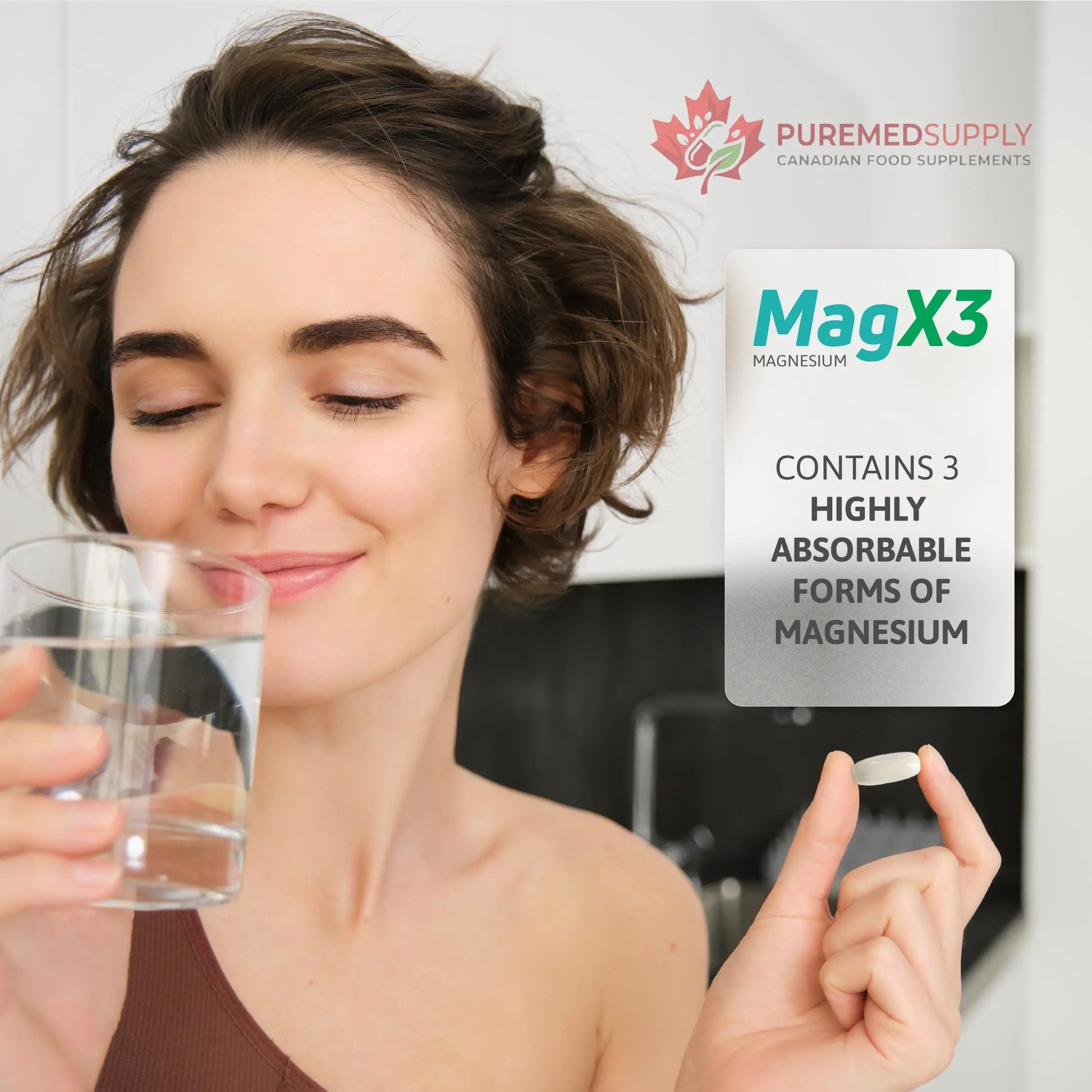 Magnesium Citrate Complex 400 mg – Triple Magnesium with Citrate, Aspartate & Lactate – High Absorption – 100 Softgels Nutra Nutrition buy supplements canada