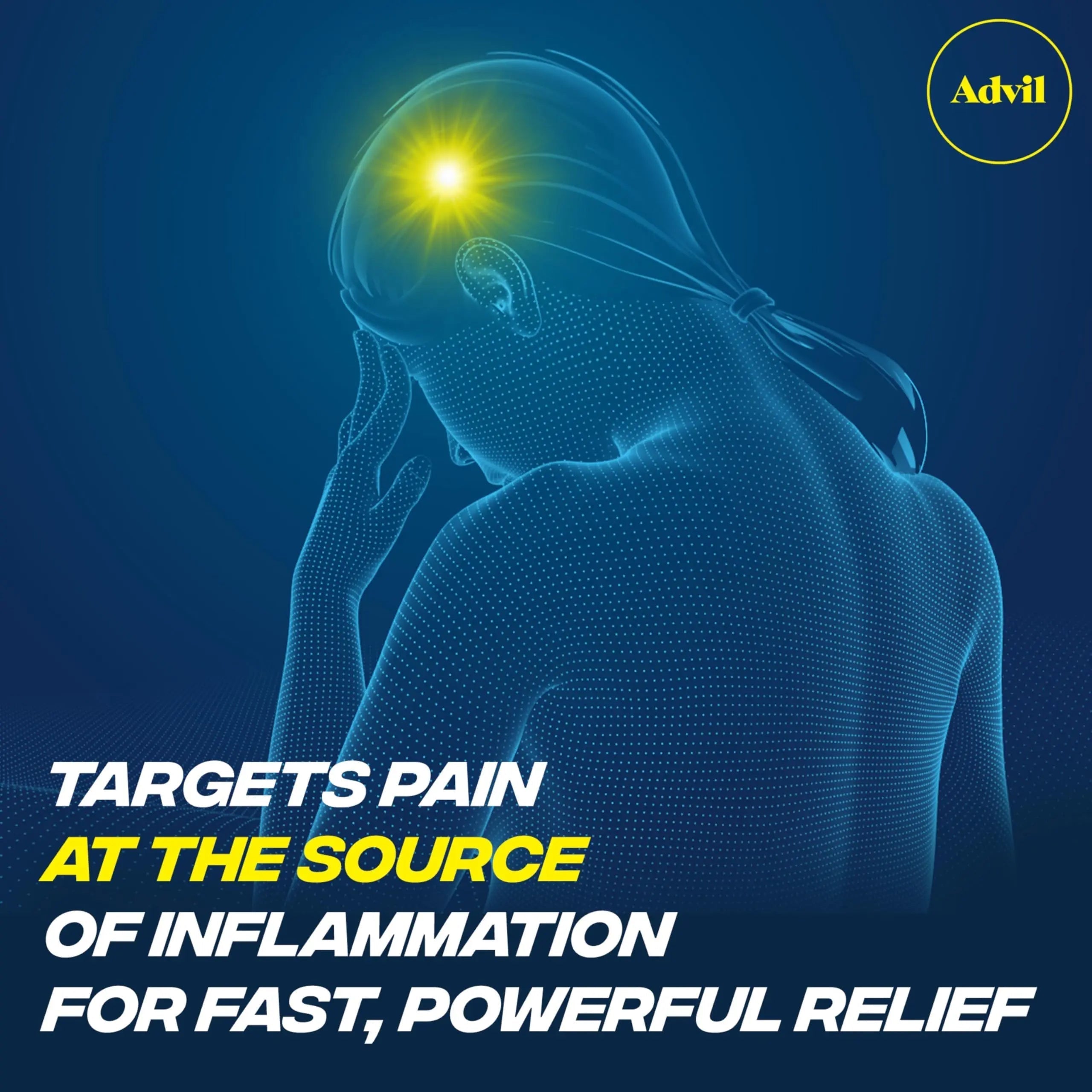 Advil Pain Reliever and Fever Reducer, Pain Relief Medicine with Ibuprofen 200mg for Headache, Backache, Menstrual Pain and Joint Pain Relief - 50x2 Coated Tablets Advil buy supplements canada