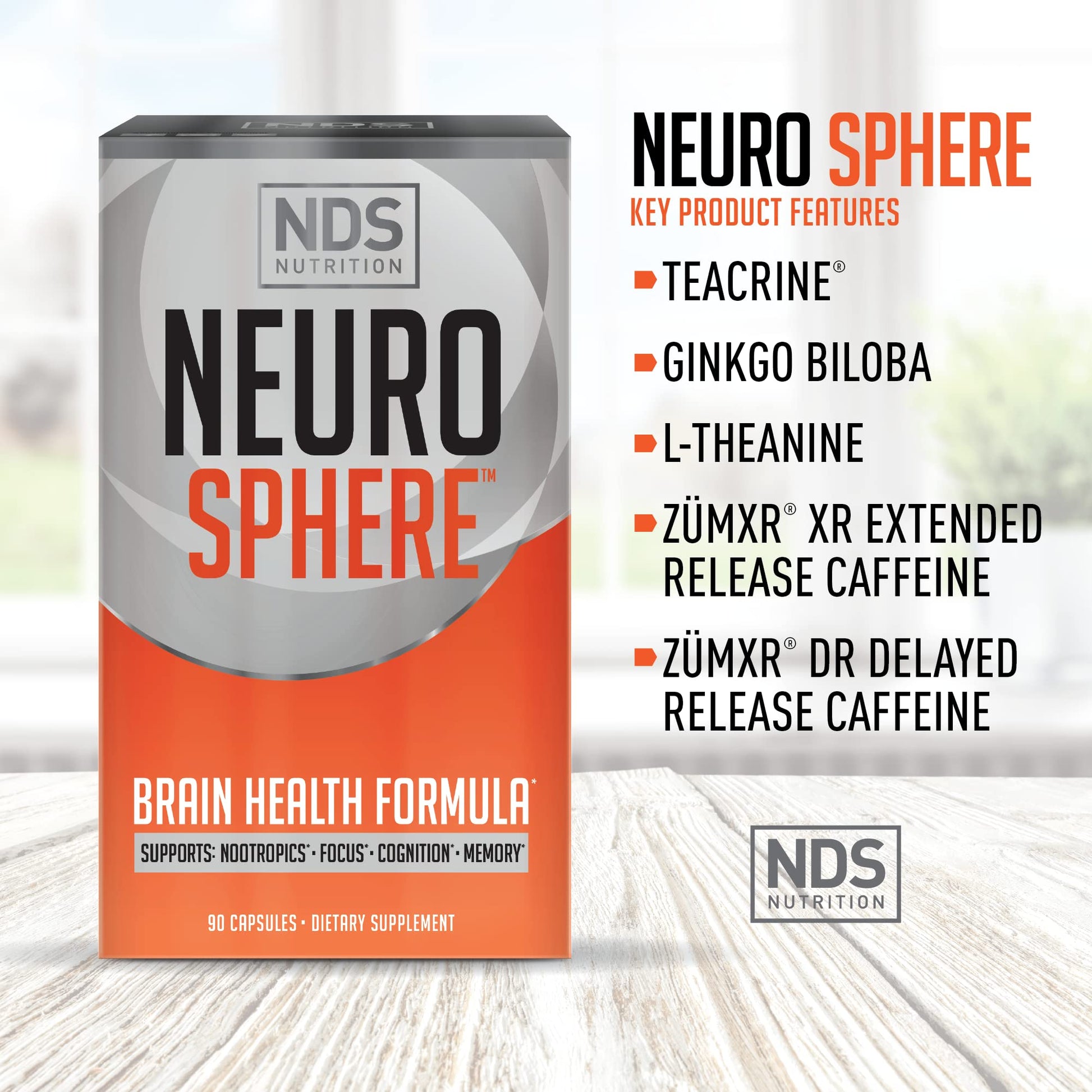 FitLife Brands Nutrition Neuro Sphere - Brain Health Formula - Nootropic, Increase Focus and Energy, Enhance Concentration, Antioxidant and Immunity Support - 90 Capsules FitLife Brands buy supplements canada