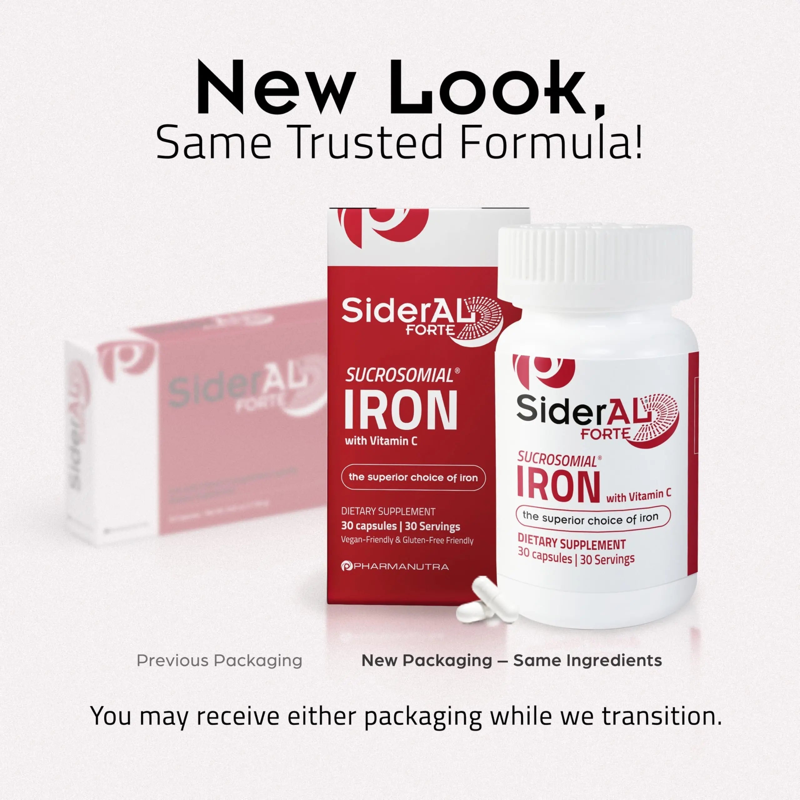 SiderAL Forte Iron Supplement Clinically Proven to Increase Levels Without Side Effects | Sucrosomial High Absorption Gentle Iron Pills for Women and Men | PHARMANUTRA buy supplements canada