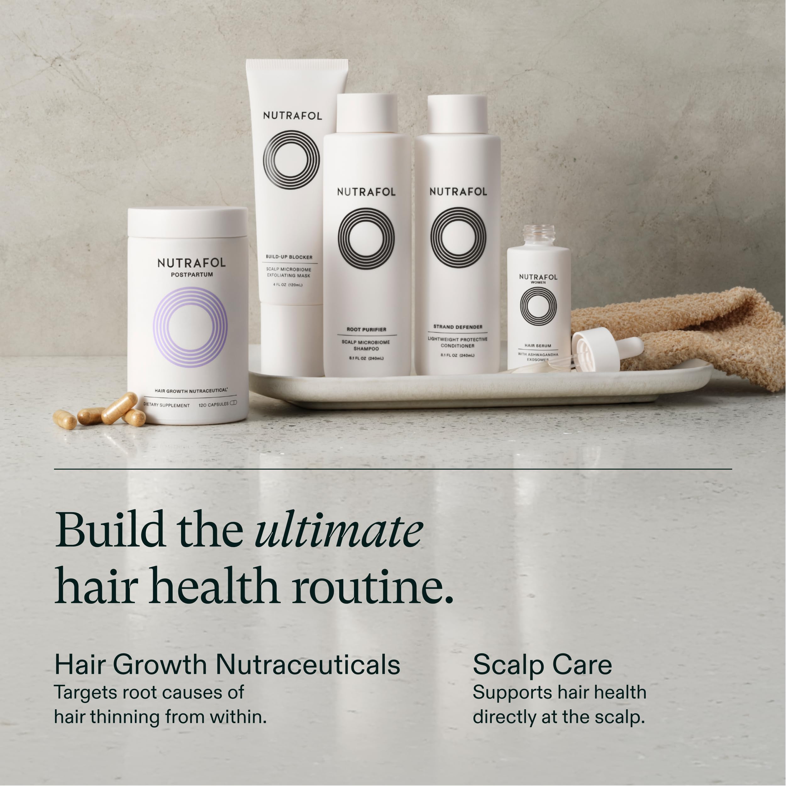Nutrafol Postpartum Hair Growth Supplements, Clinically Tested for Visibly Thicker Hair and Less Shedding, Breastfeeding-friendly - 1 Month Supply Nutrafol buy supplements canada