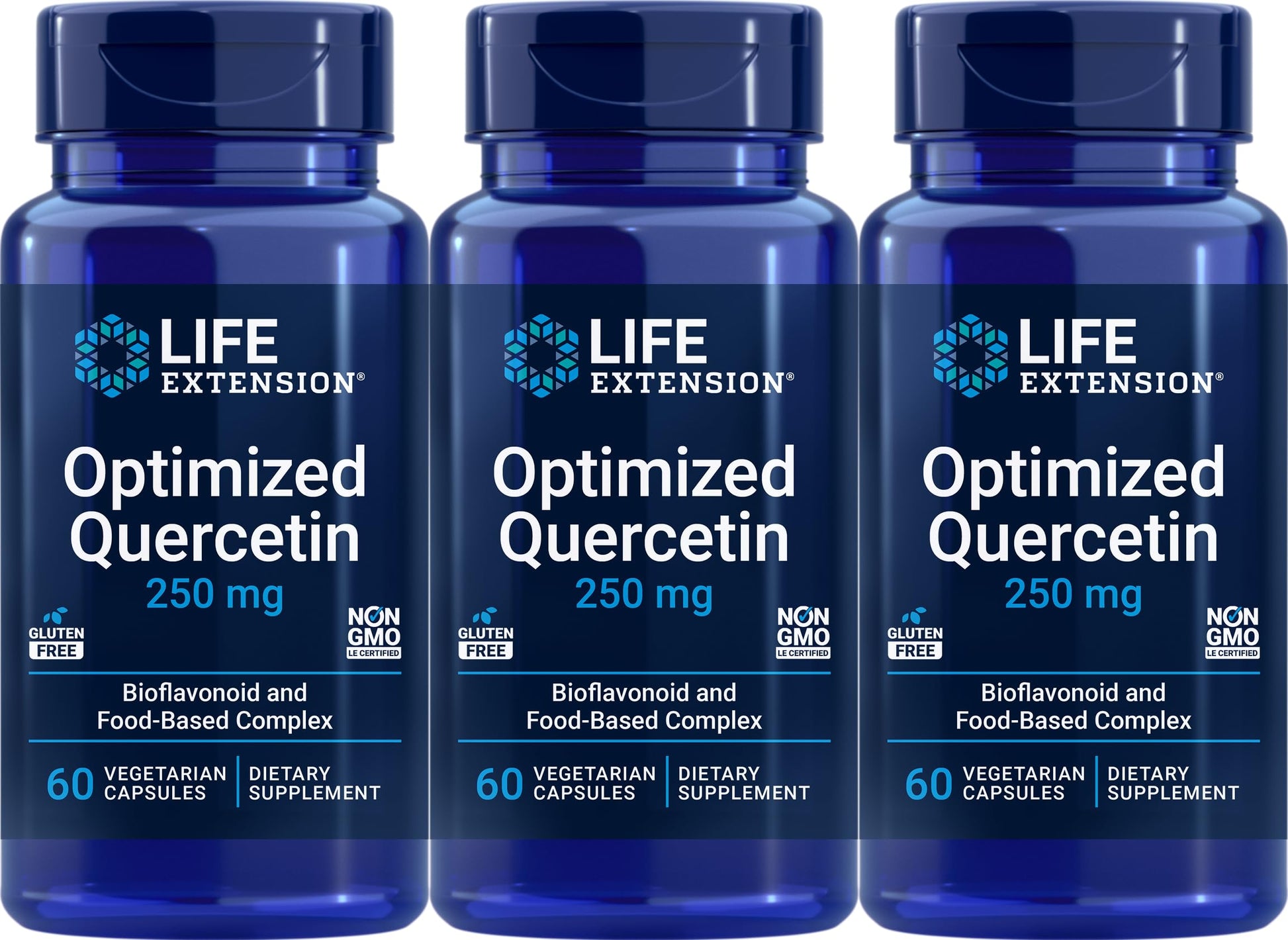 Life Extension Optimized Quercetin Capsules, 60 Vegetarian Capsules (Pack of 3) Life Extension buy supplements canada