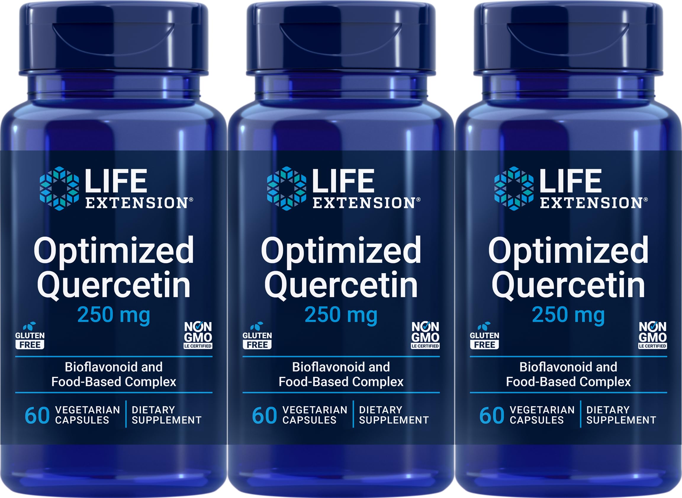 Life Extension Optimized Quercetin Capsules, 60 Vegetarian Capsules (Pack of 3) Life Extension buy supplements canada