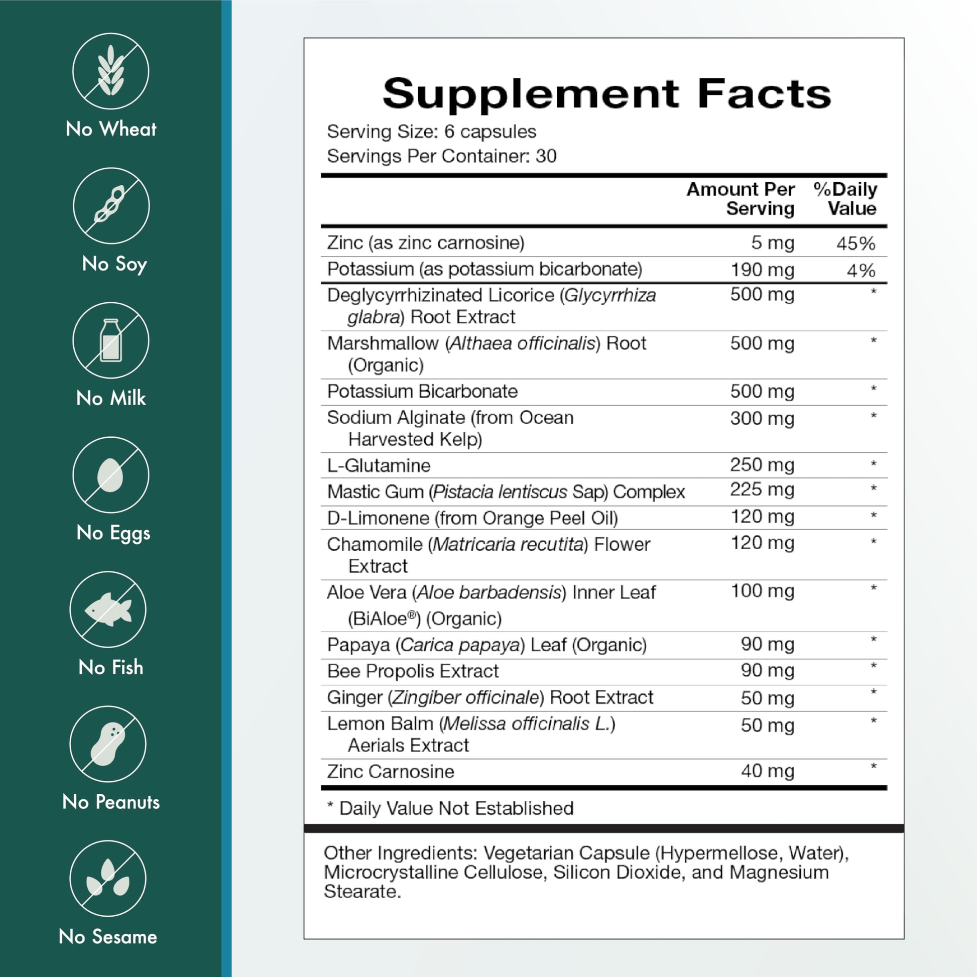 Natura Health Products Digest Mend Supplement - Encourages Healthy gastric microboime* - Featuring Deglycyrrhizinated Licorice (DGL), Aloe Vera, Marshmallow, Mastic Gum, & Chamomile (180 Capsules) Natura Health Products buy supplements canada