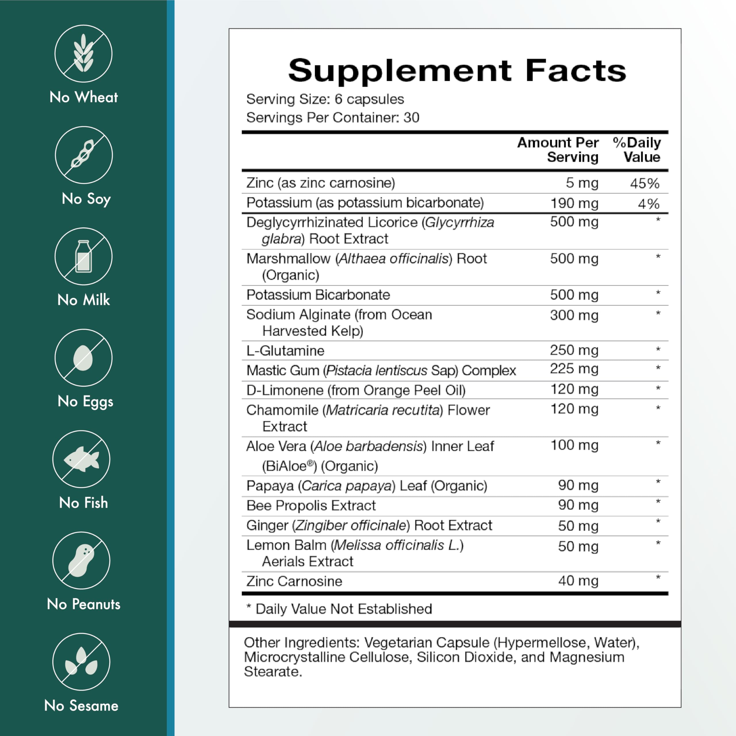 Natura Health Products Digest Mend Supplement - Encourages Healthy gastric microboime* - Featuring Deglycyrrhizinated Licorice (DGL), Aloe Vera, Marshmallow, Mastic Gum, & Chamomile (180 Capsules) Natura Health Products buy supplements canada