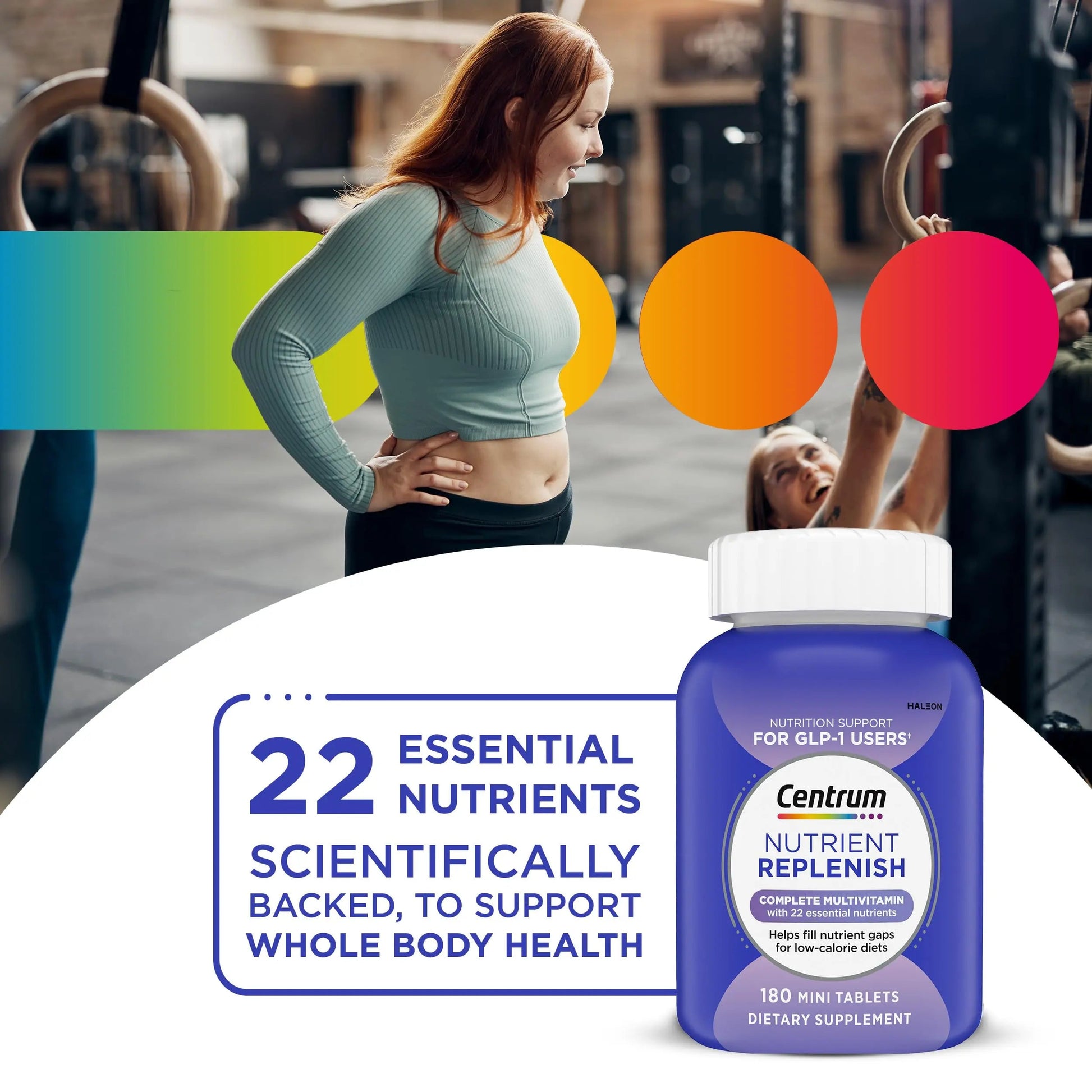 Centrum Nutrient Replenish GLP-1 Nutrition Support Multivitamin for Whole Body Health and Appearance - 180 Tablets, 6 Month Supply Centrum buy supplements canada