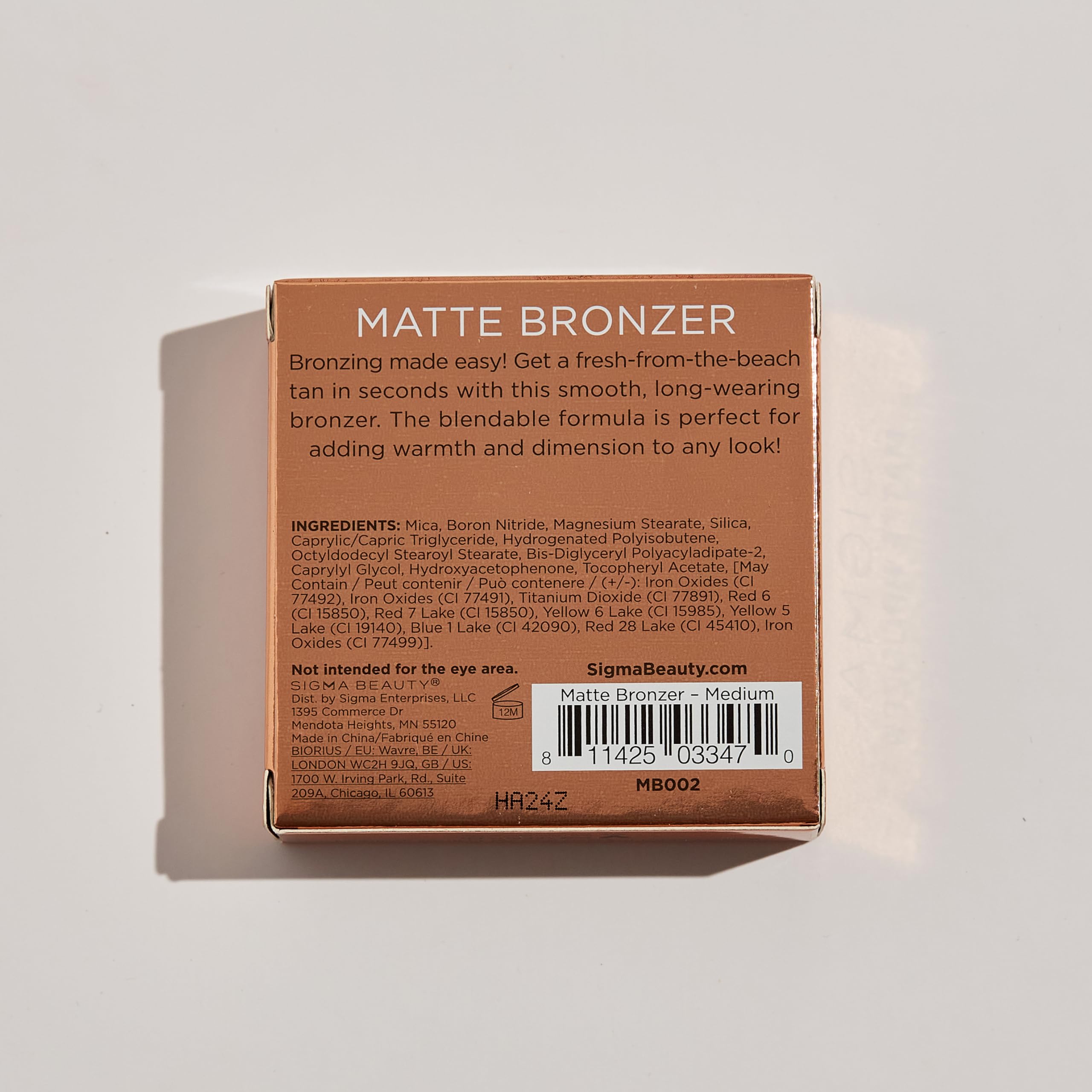 Sigma Beauty Matte Bronzer - Longwear Light Bronzer Powder with Matte Finish for Face - Achieving a Natural, Sun Kissed Glow (Dark) Sigma Beauty buy supplements canada