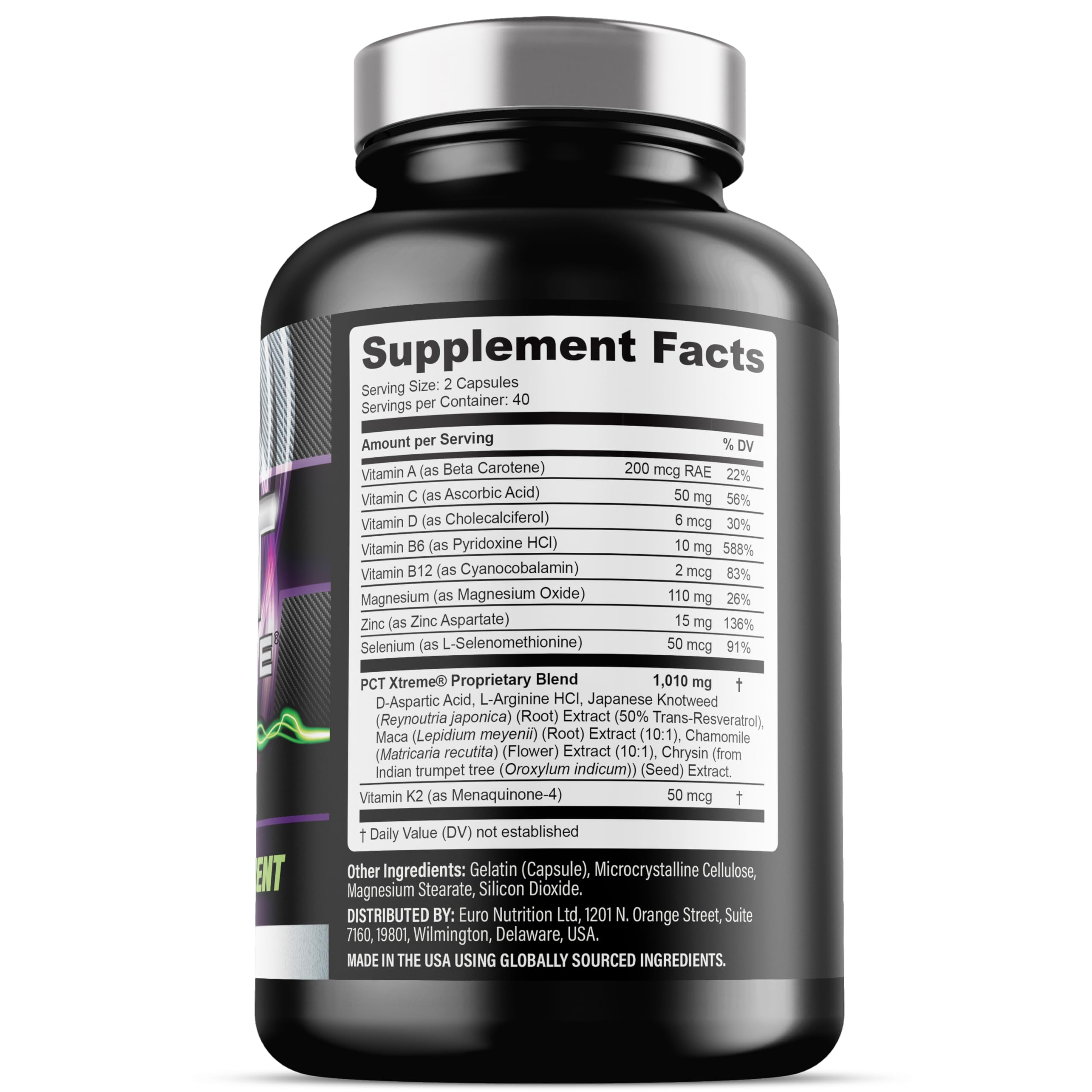 Iron Labs Nutrition PCT Xtreme - PCT Supplement for Men - 30 Day Course - Post Cycle Support Booster (80 Capsules) Iron Labs Nutrition buy supplements canada