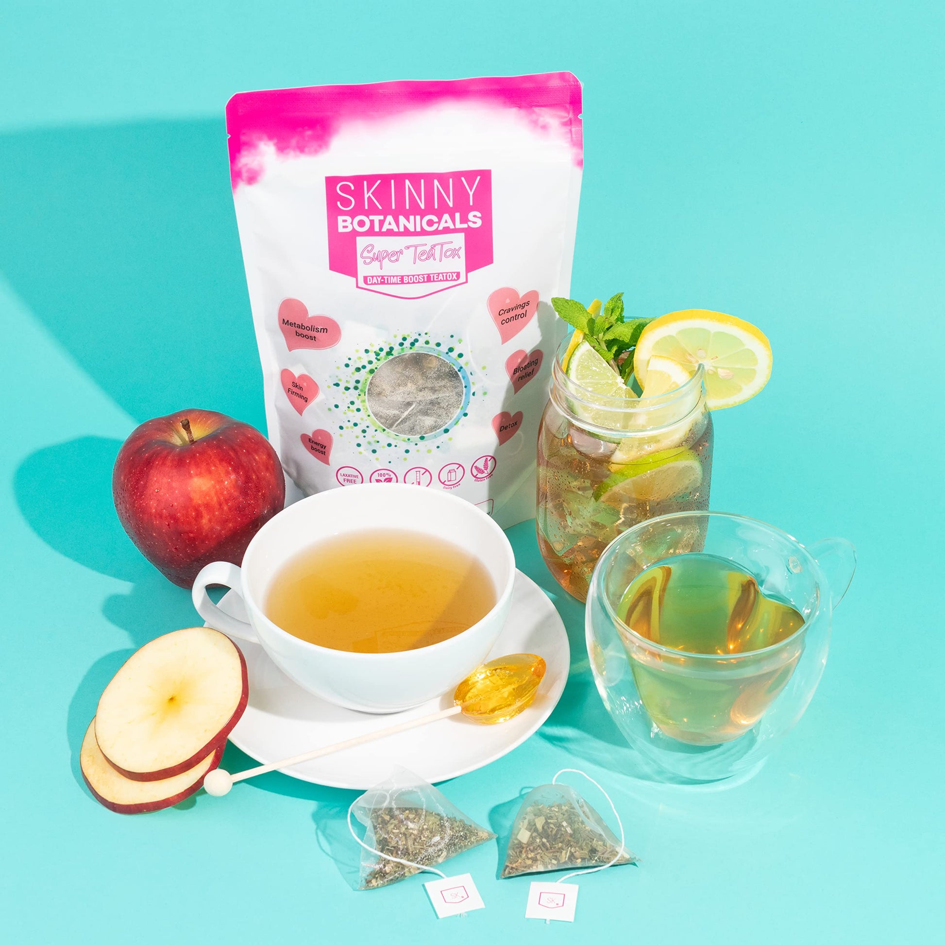 Skinny Botanicals Daytime Detox Tea for Body Cleanse All Natural - Laxative-Free, Supports Skinny Botanicals buy supplements canada