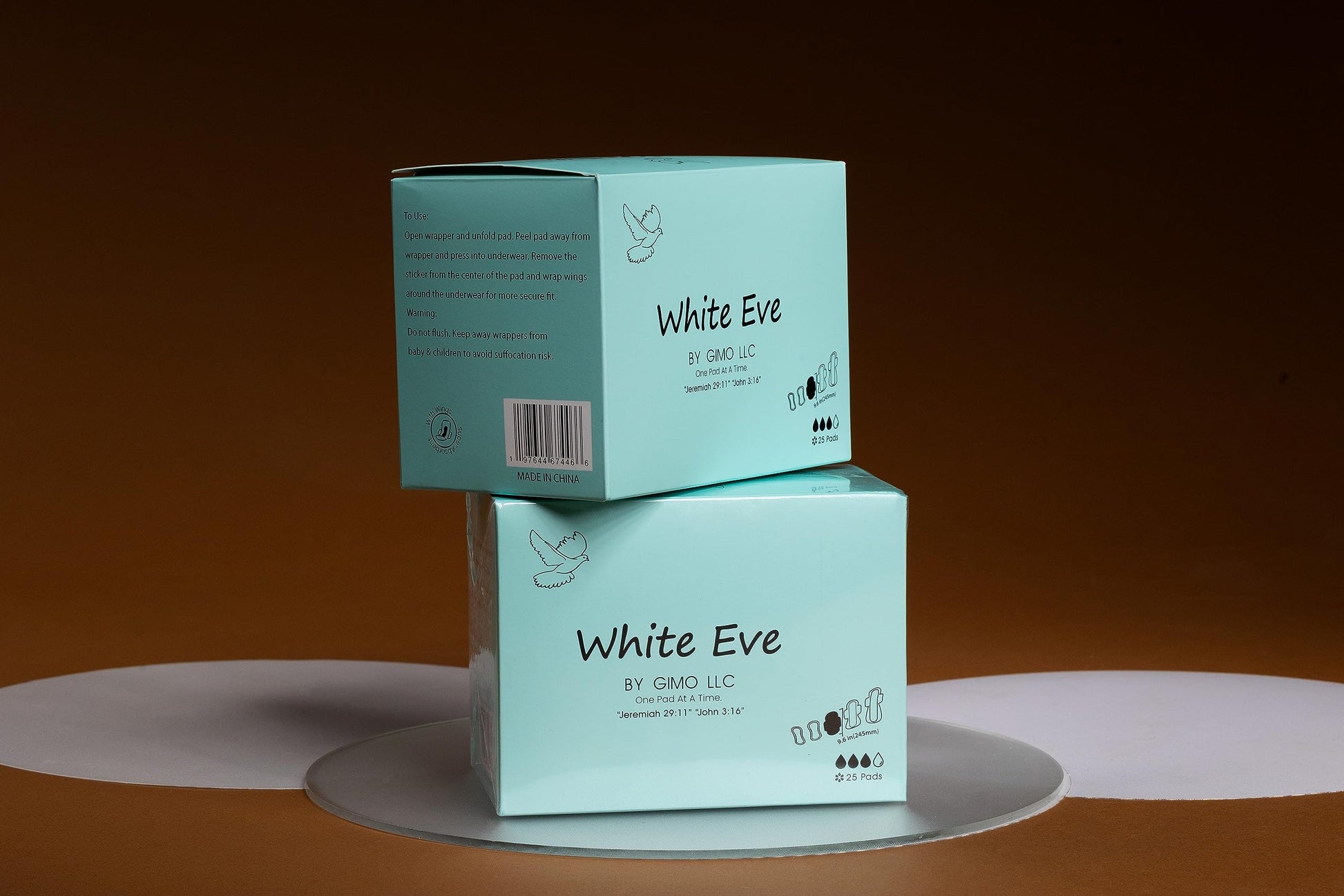 WHITE EVE Sanitary Pad Ultra Thin Sanitary Pads for Women with Fast Absorption and Leak Guard WHITE EVE buy supplements canada