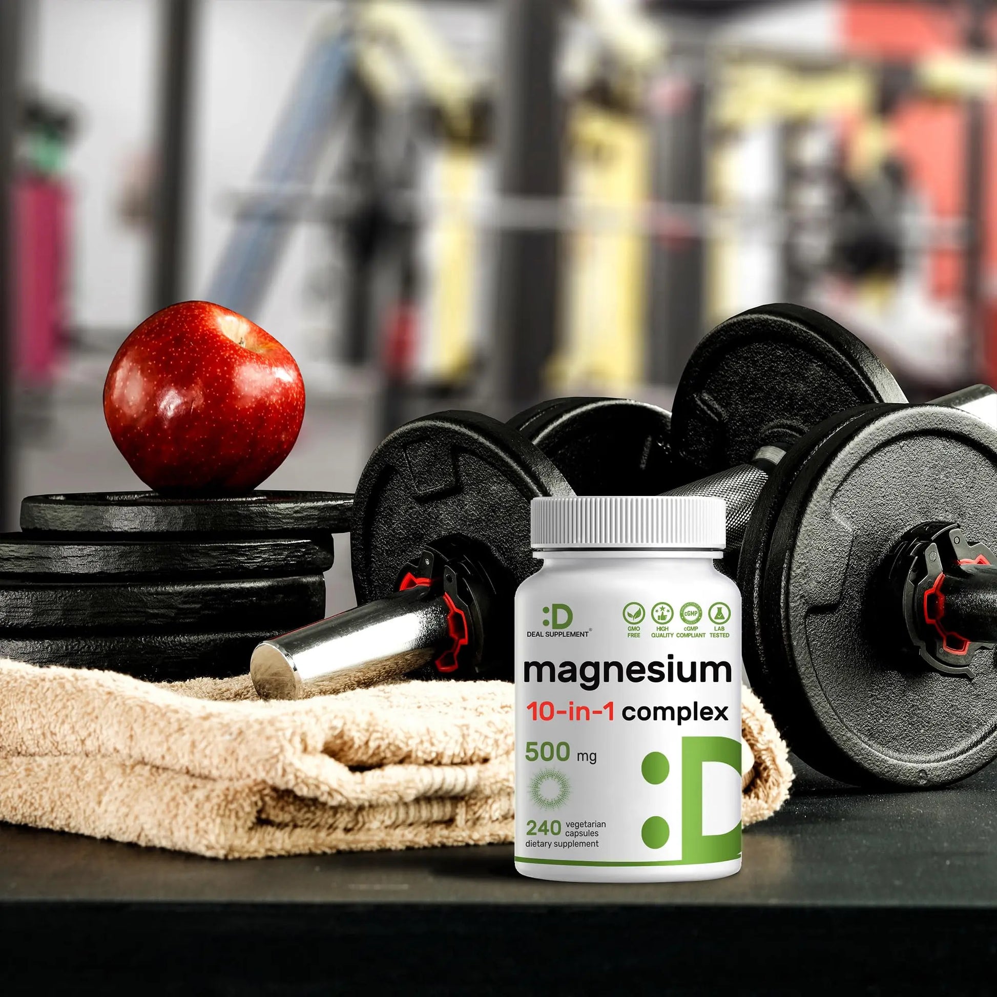 Magnesium Complex 500mg, 240 Veggie Capsules – 10-in-1 Glycinate, Citrate, Malate, Oxide, & More – 100% Chelated for Easy Absorption – Essential Mineral Supplement – Non-GMO DEAL SUPPLEMENT buy supplements canada