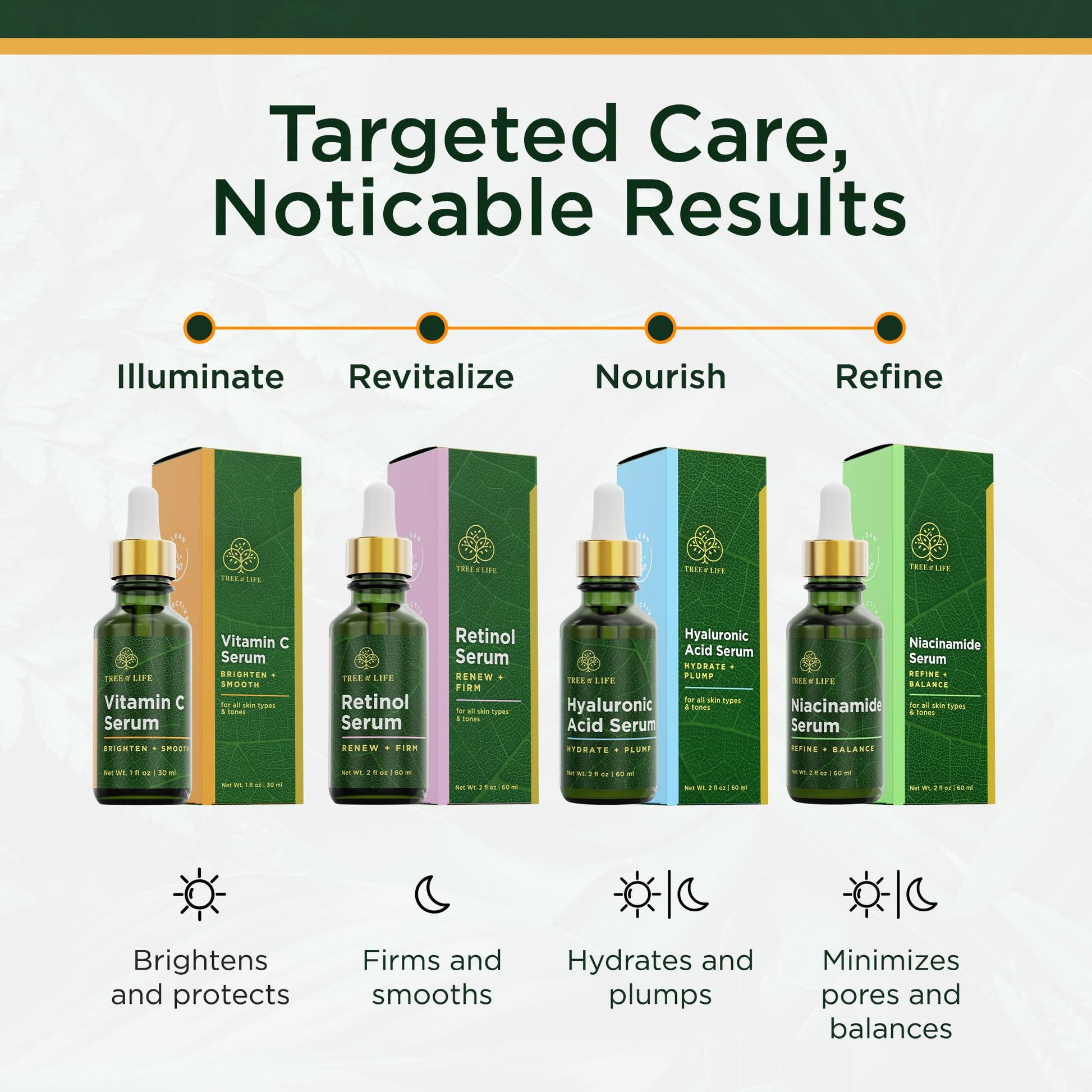 Tree of Life Beauty Vitamin C Skin Care Set, Skin Brightening Face Oil for Dark and Age Spots, Facial Serums Tree of Life buy supplements canada