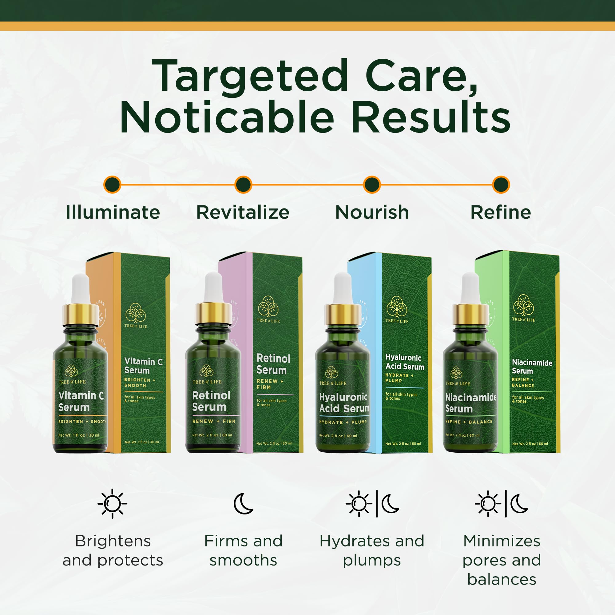 Tree of Life Beauty Vitamin C Skin Care Set, Skin Brightening Face Oil for Dark and Age Spots, Facial Serums Tree of Life buy supplements canada