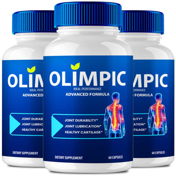 Olimpic Capsules, Advanced Joint Support Supplement Pills for Mobility and Comfort - Maximum Strength, Official Olim Pic Joint Support All Natural Formula, Premium Olim-Pic Reviews (3 Pack) IDEAL PERFORMANCE buy supplements canada