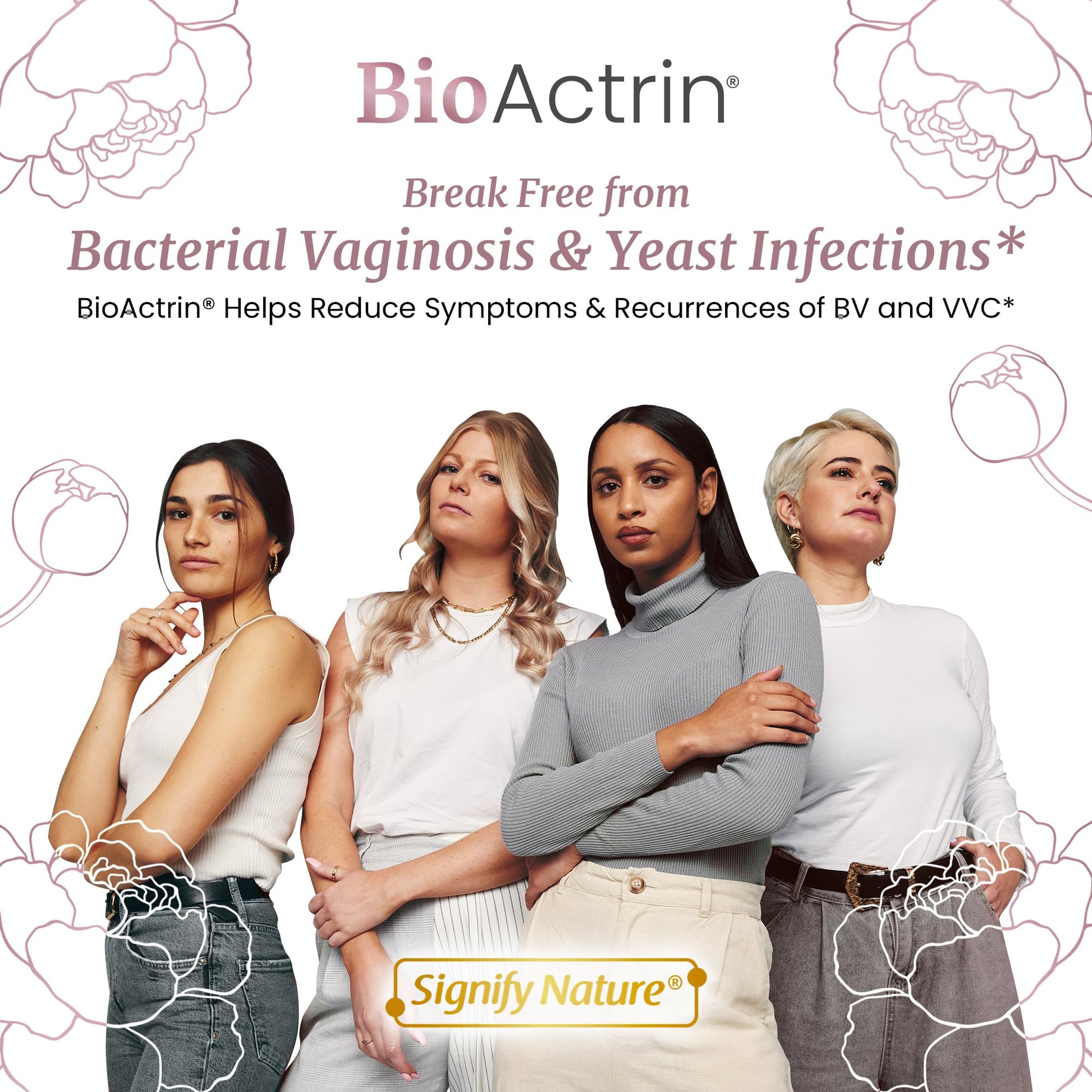 Bioactrin Vaginal Probiotics for Women - Formulated Bacterial Vaginosis Treatment, Yeast Infection SIGNIFY NATURE buy supplements canada