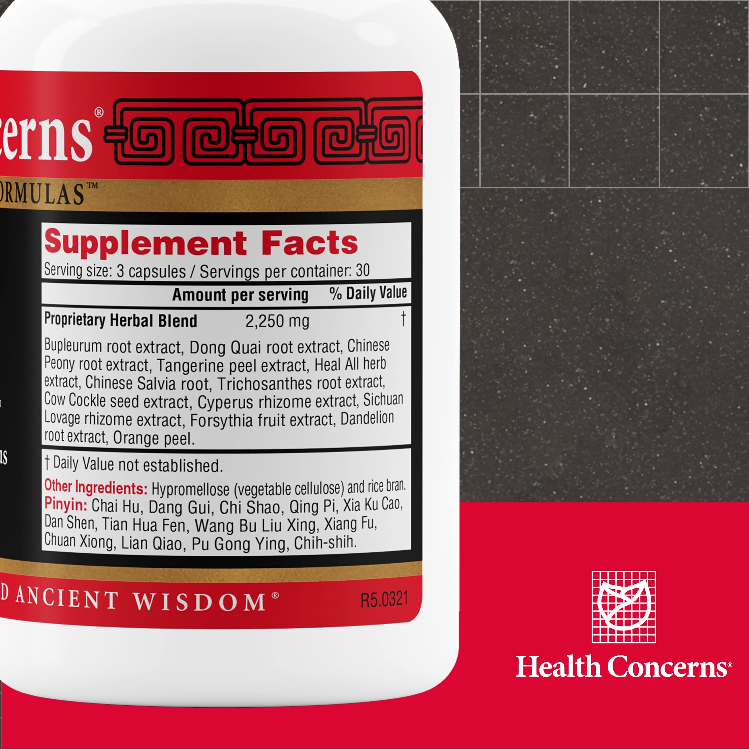Health Concerns Bupleurum Entangled Qi Formula – Women's Hormonal Balance & Cyst Support Supplement – Traditional Chinese Herbal Formula – Blood Flow Liver Qi Cleanse – 90 Capsules Health Concerns buy supplements canada