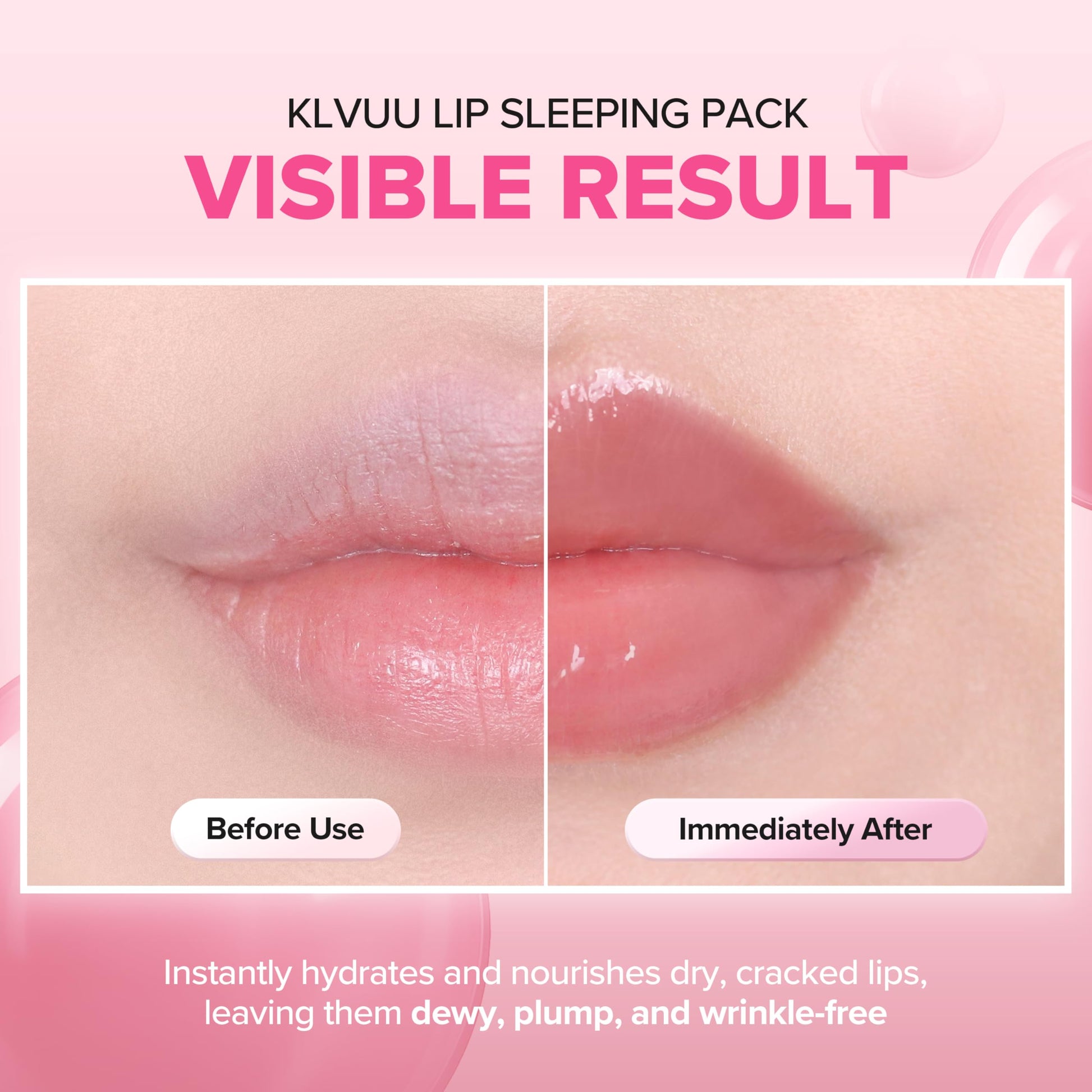 Klavuu Lip Mask Sleeping Pack (0.7oz) – Overnight Deep Hydrating Korean Lip Balm Treatment for Very Dry, Chapped Lips | Lip Lightening & Plumping with Instant Hydration | Gentle Exfoliating (Berry) KLAVUU buy supplements canada