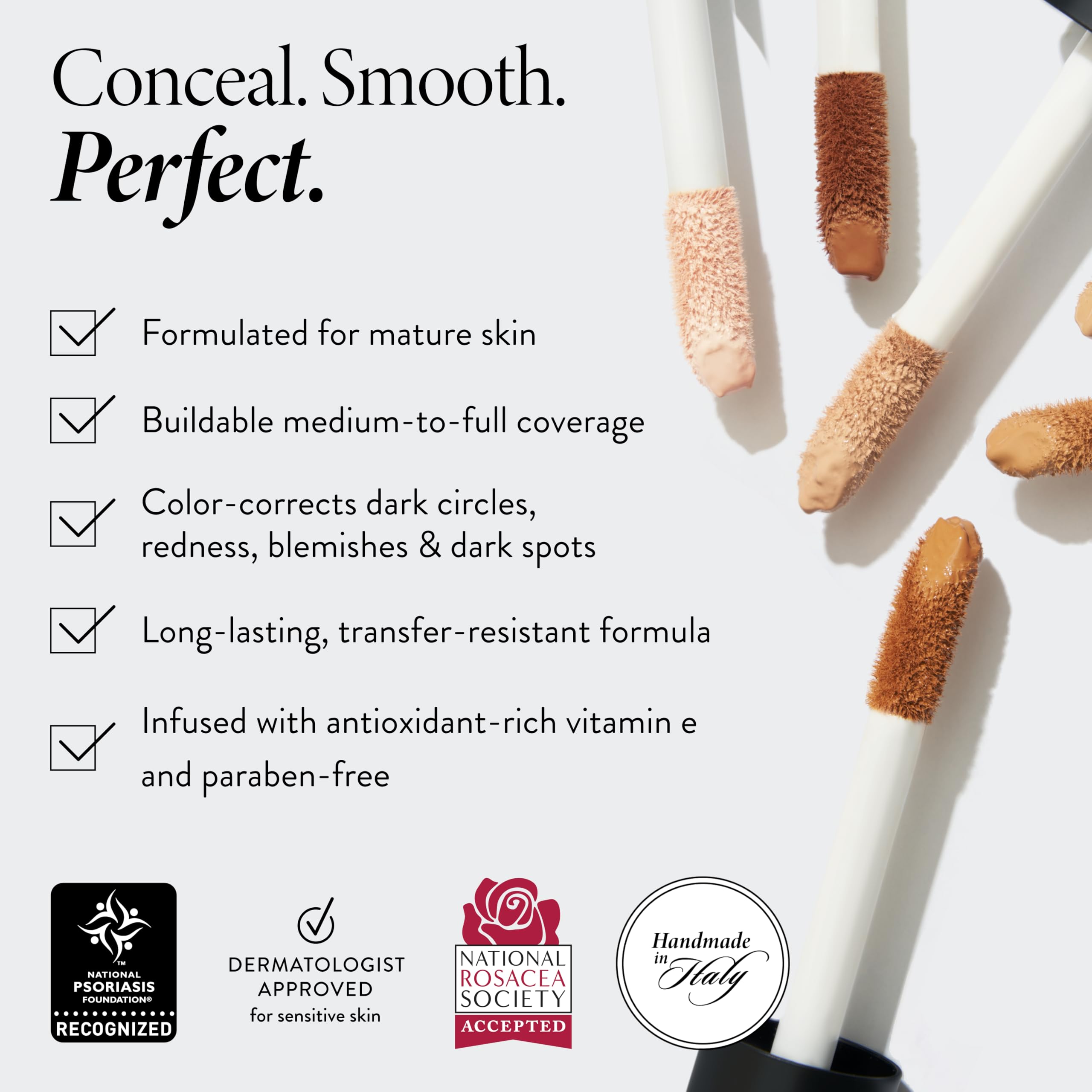 LAURA GELLER NEW YORK The Ideal Fix Concealer - Light - Buildable Medium to Full Coverage Liquid Concealer - Covers Under Eye Dark Circles & Blemishes - Long-Lasting LAURA GELLER NEW YORK buy supplements canada