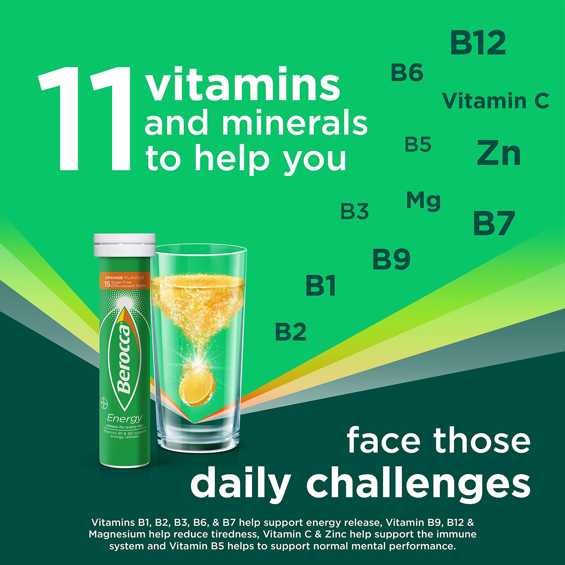 Berocca Vitamin C Effervescent Tablets, with Magnesium, Vitamin B12 and Vitamin B Berocca buy supplements canada