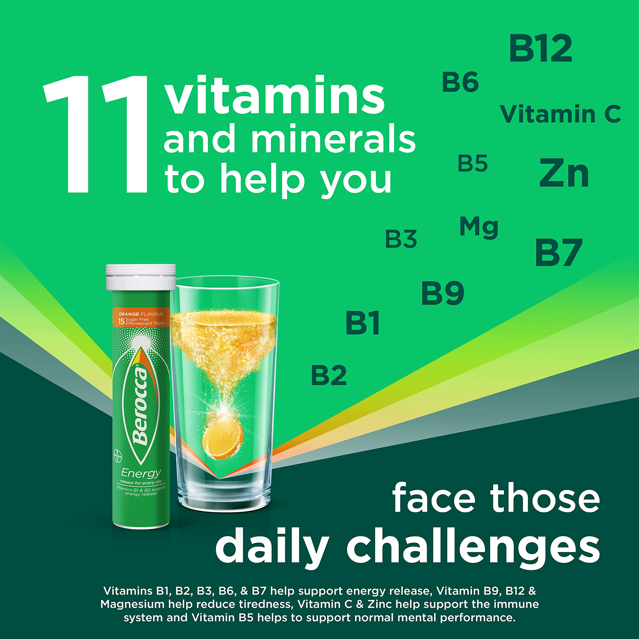 Berocca Vitamin C Effervescent Tablets, with Magnesium, Vitamin B12 and Vitamin B Berocca buy supplements canada