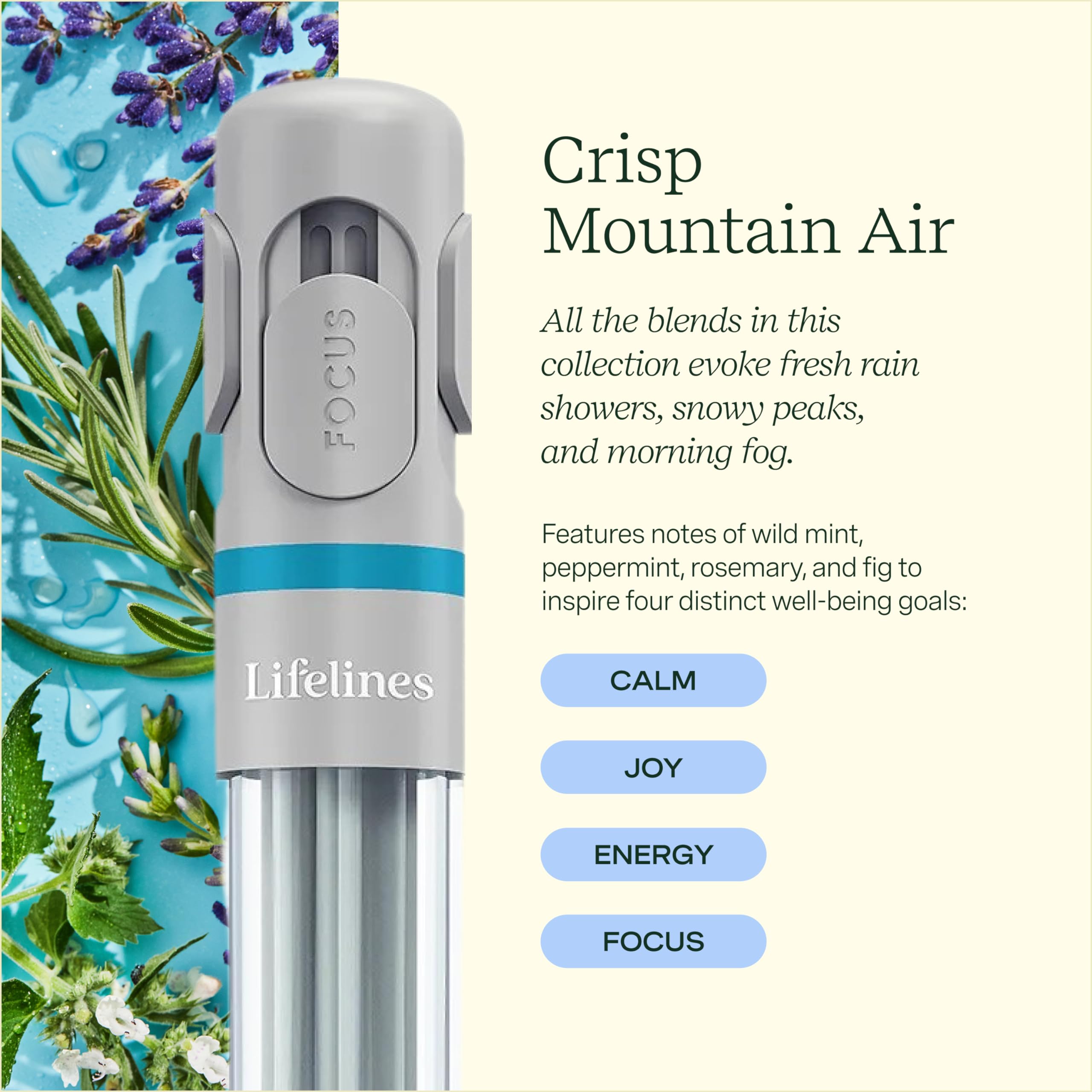 Pen Diffuser in Crisp Mountain Air Essential Oil Blends - Elegant 1.0mm Ballpoint Tip - Black Pen Lifelines buy supplements canada