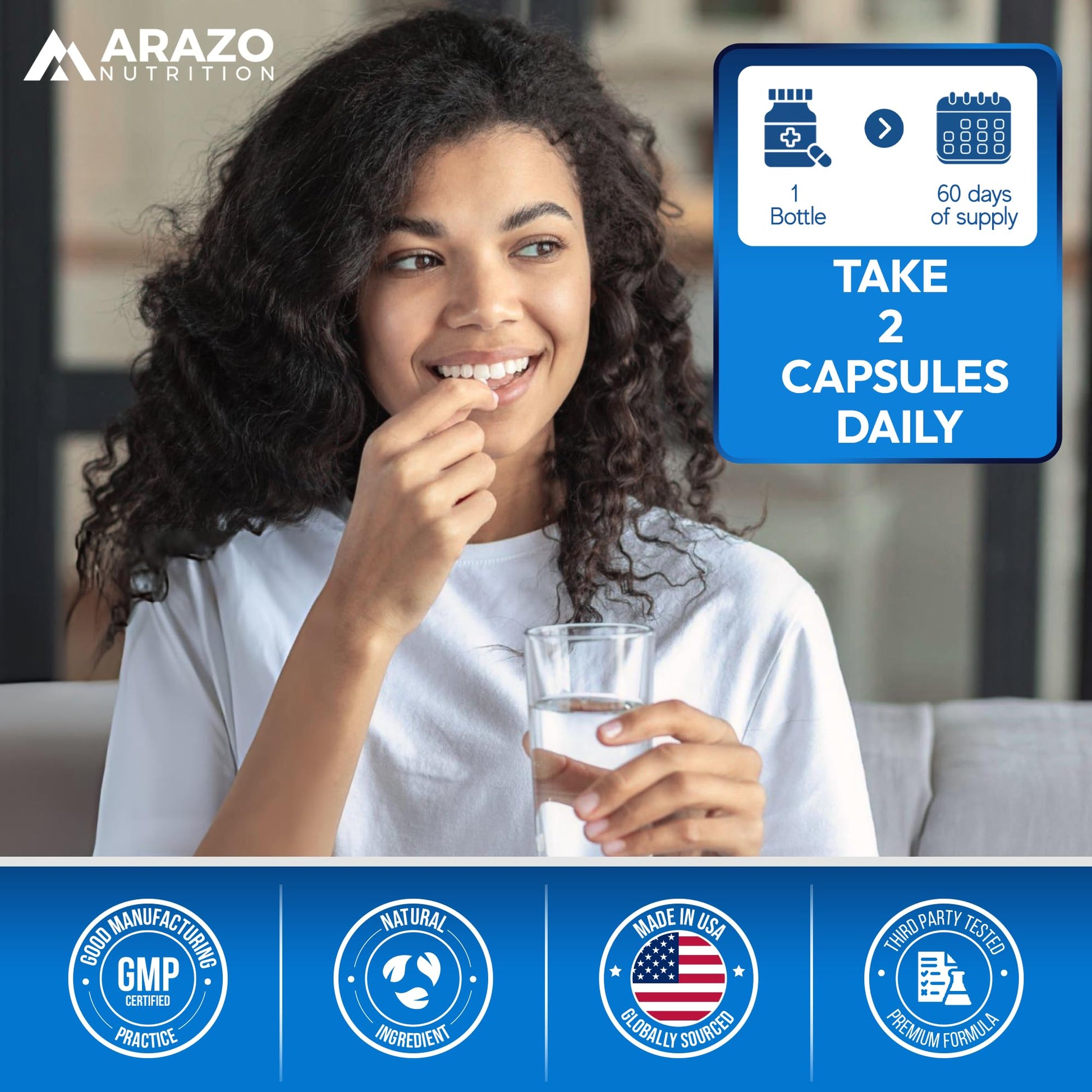 5-HTP 200 MG Per Serving Plus Calcium for Mood, Sleep – Supports Calm and Relaxed Mood – 99% High Purity – 120 Capsules – Arazo Nutrition Arazo Nutrition buy supplements canada