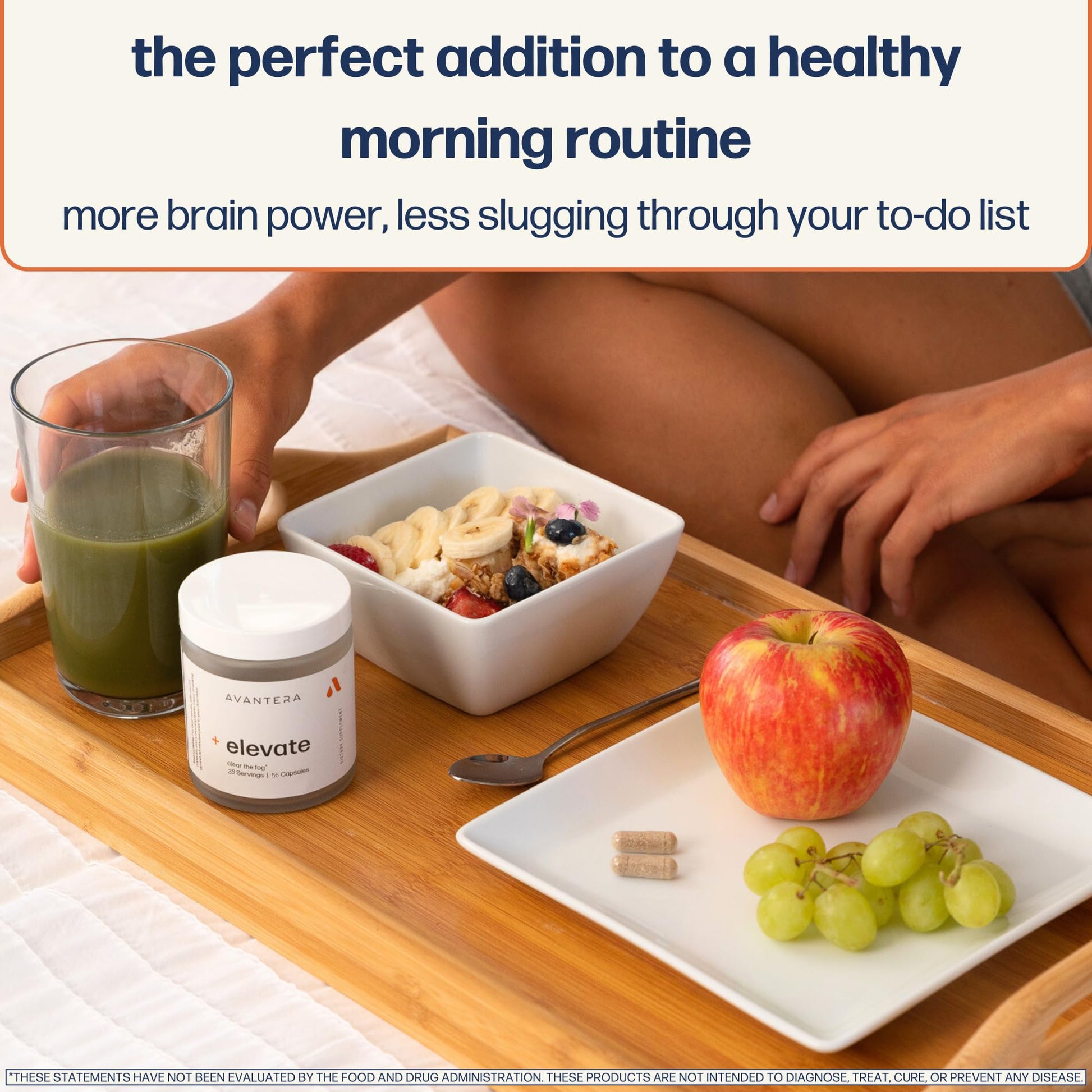Avantera Elevate Premium Nootropic Supplement - Beat Brain Fog - Best Focus Supplements for Memory & Focus Support - Energy Without Crash Avantera buy supplements canada