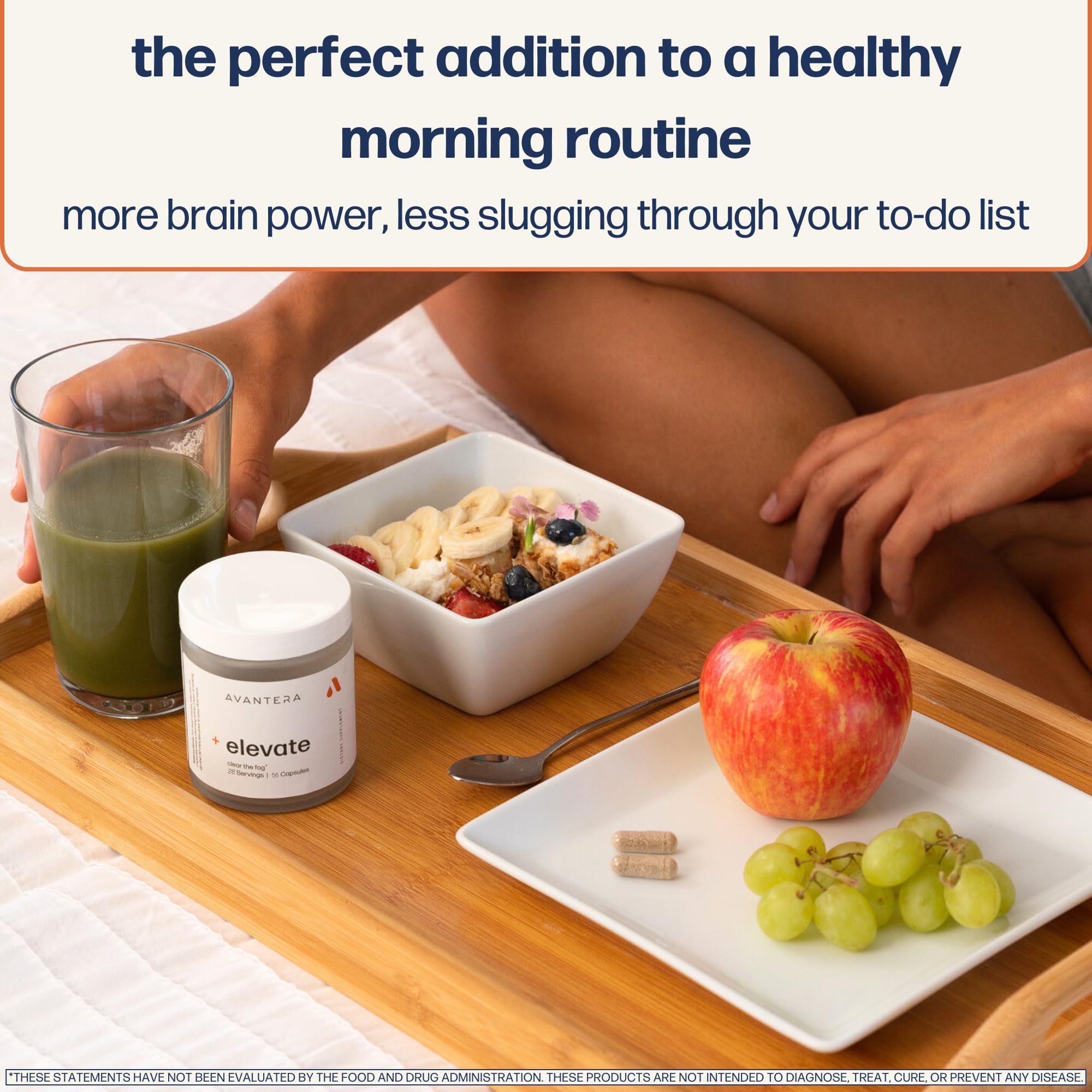 Avantera Elevate Premium Nootropic Supplement - Beat Brain Fog - Best Focus Supplements for Memory & Focus Support - Energy Without Crash Avantera buy supplements canada