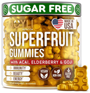 Joyli Superfruit Gummies - Sugar-Free Fruit Multivitamin Gummies for Adults - Natural JOYLI Nutrition buy supplements canada