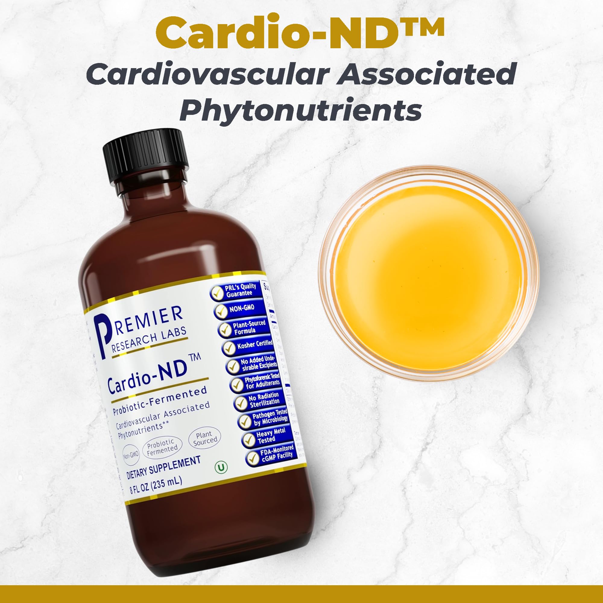 Premier Research Labs Fermented Cardio-ND - Cardio Heart Health, Cardio Support Liquid Fermented in Probiotics for Women, Men, Adults, Supports Heart Health with Hawthorne Berry - 8 fl oz Bottle Premier Research Labs buy supplements canada