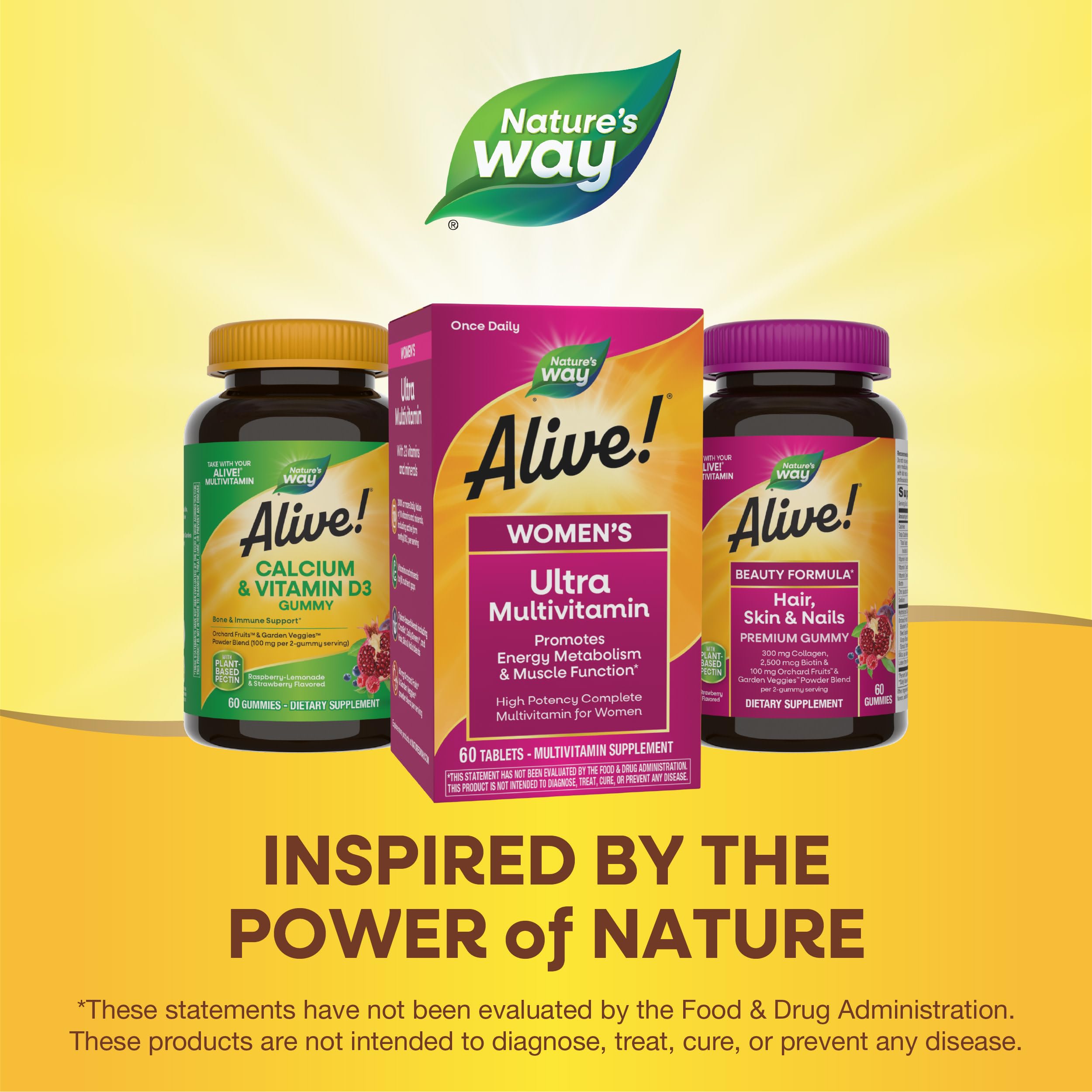 Nature's Way Alive! Women's Daily Ultra Multivitamin, High Potency Formula, Promotes Energy Metabolism and Muscle Function Nature's Way buy supplements canada