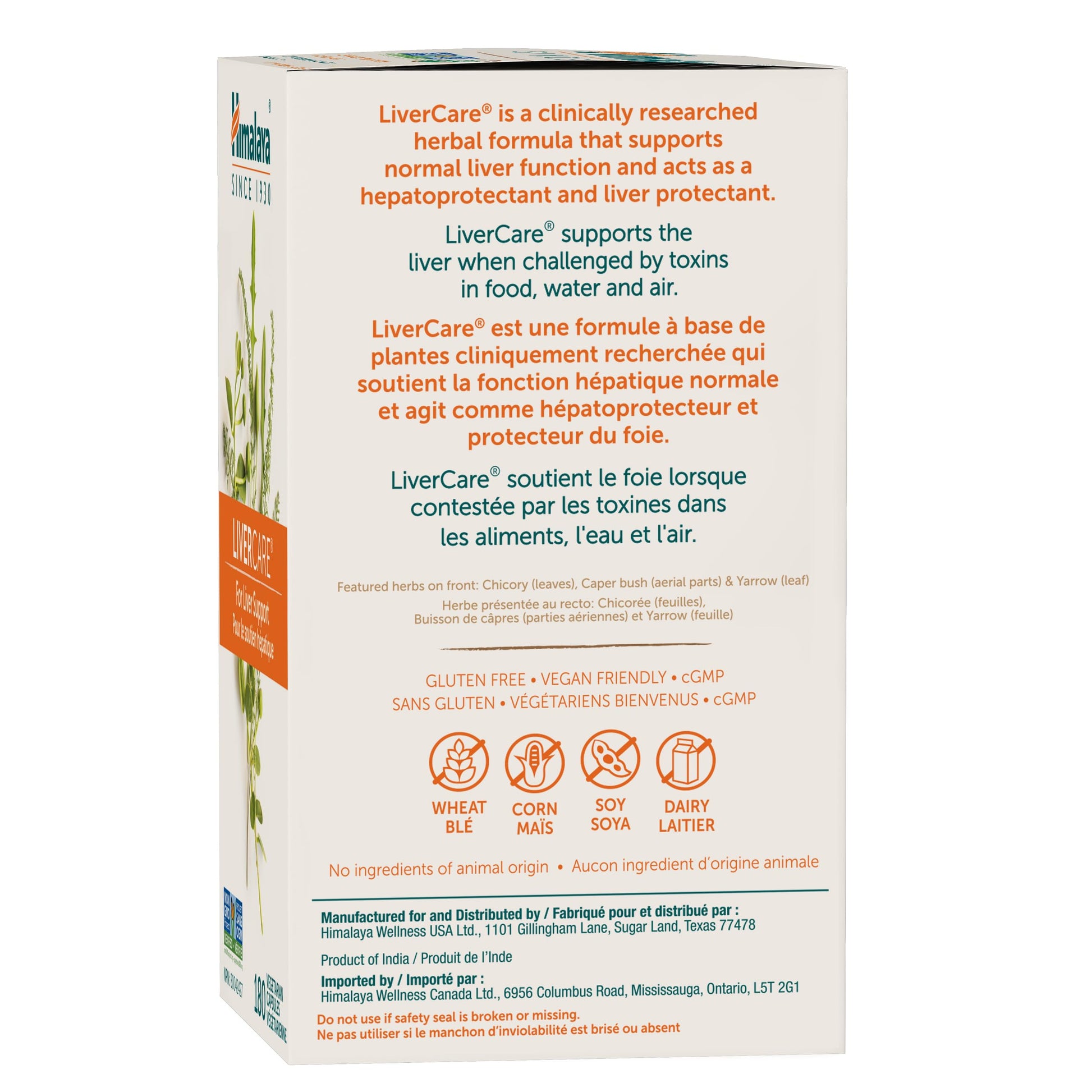 Himalaya LiverCare for Liver Cleanse and Liver Detox, 375 mg, 180 Capsules Himalaya buy supplements canada