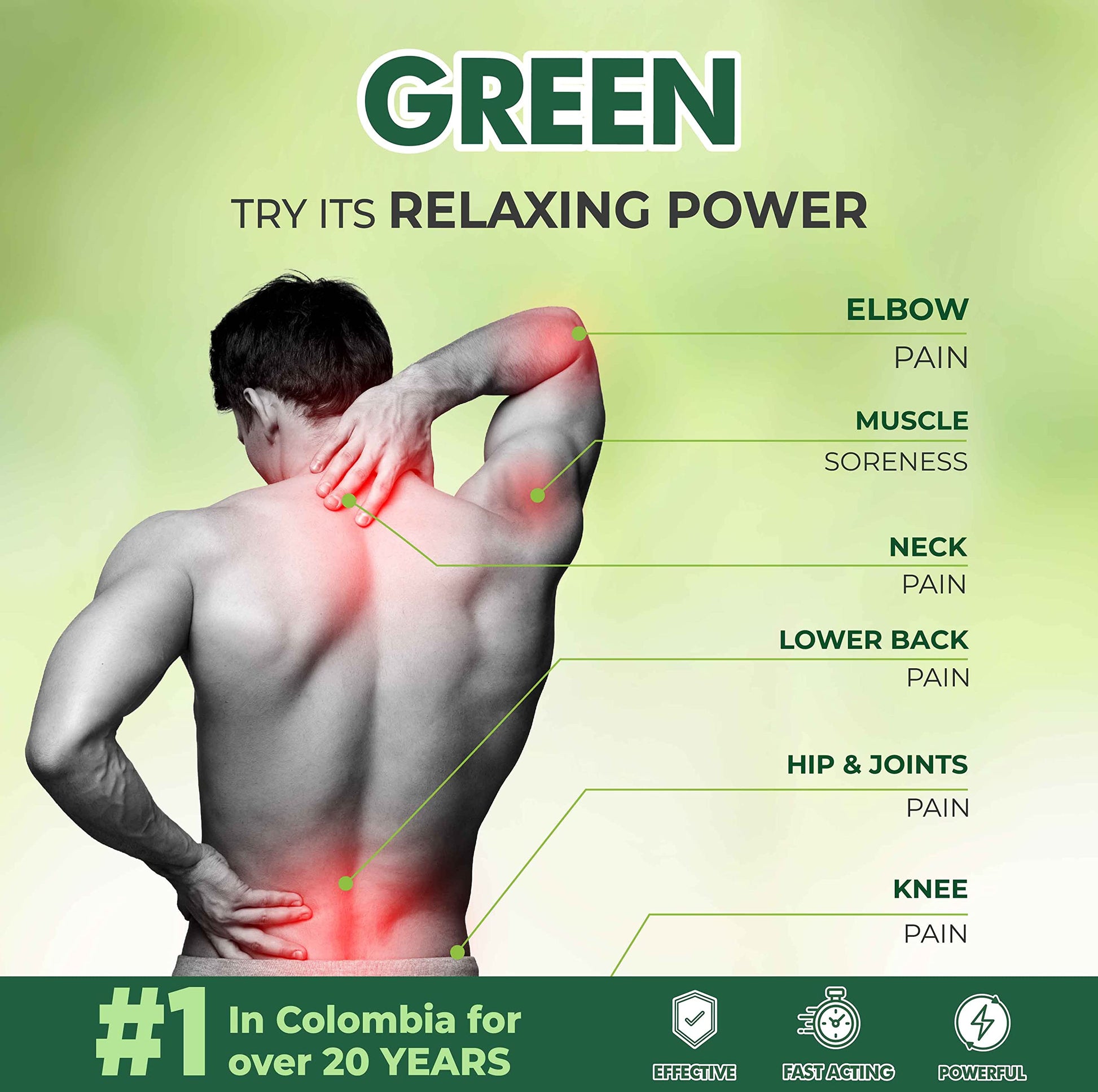 Ross D'Elen Green Menthol Gel - Large Size Single Pack ROSS D'ELEN buy supplements canada