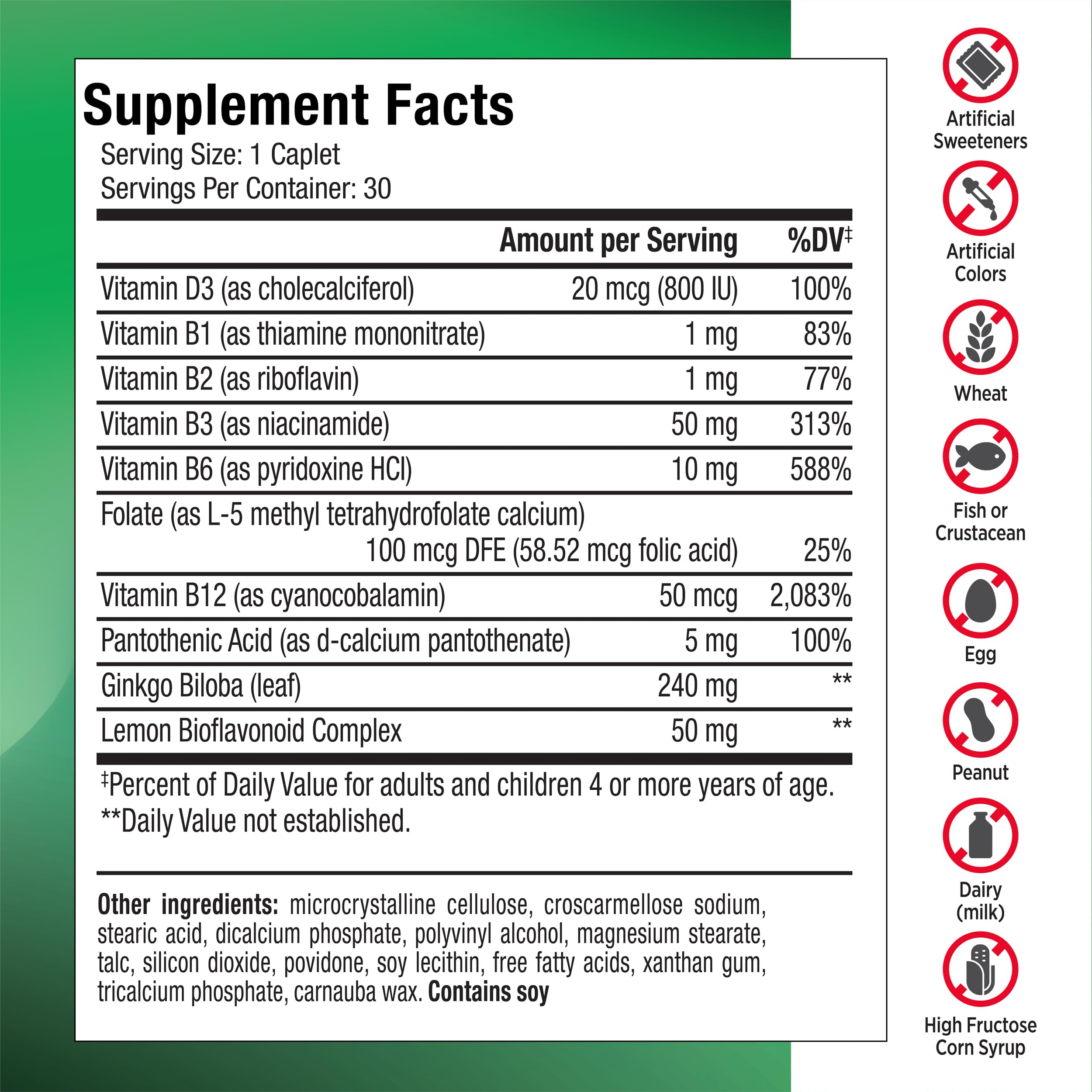 Lipo-Flavonoid for Vertigo & Dizziness Relief, Clinically Tested Formula with Ginkgo Biloba, Vitamin D, & Vitamin B Complex Lipo-Flavonoid buy supplements canada