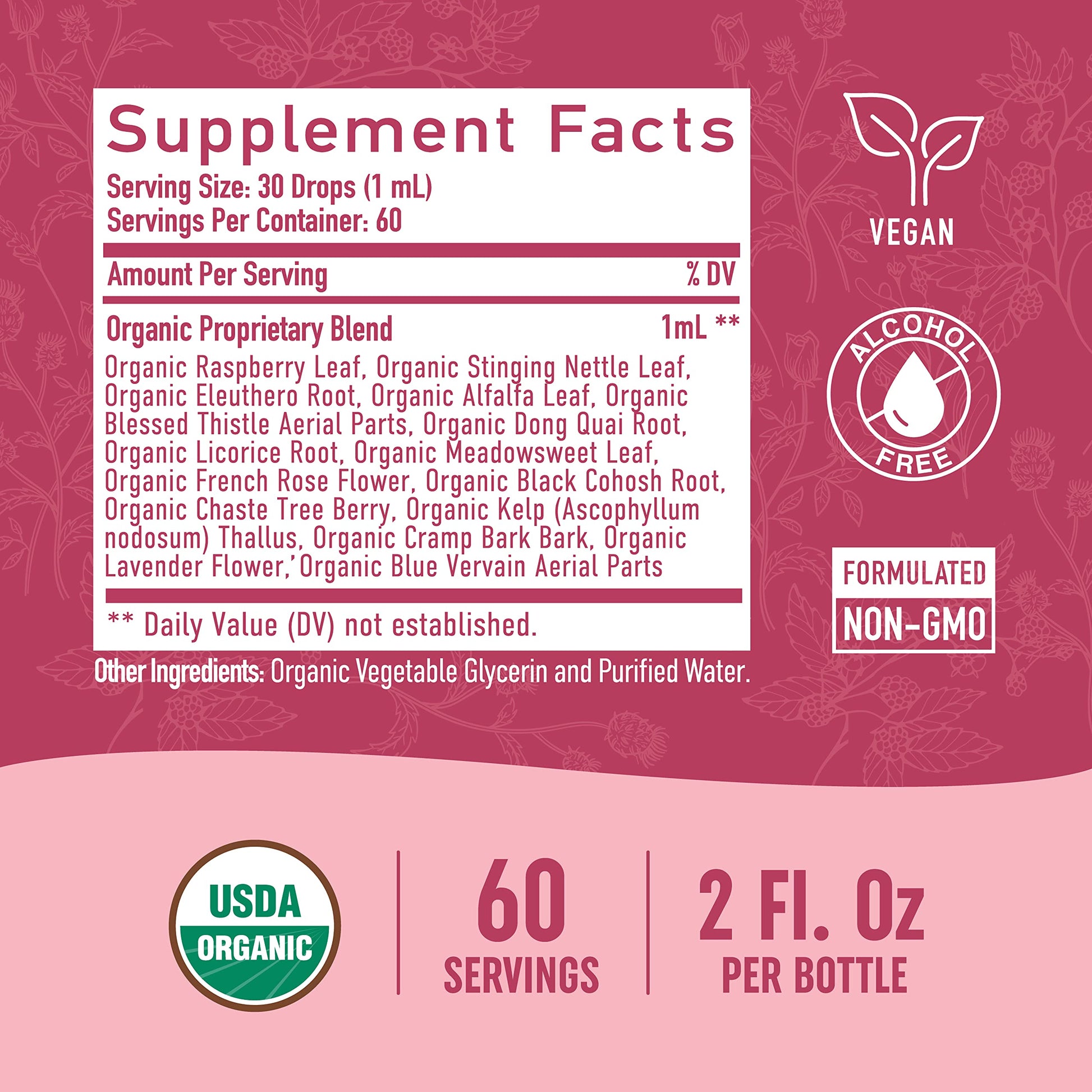 Hormone Balance Liquid Drops | With Stinging Nettle, Black Cohosh, Red Raspberry Leaf SMNutrition buy supplements canada
