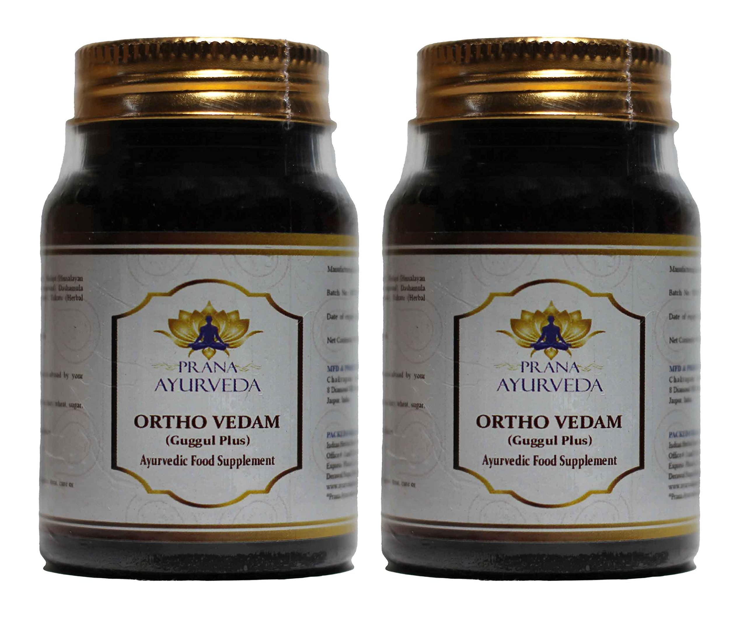 GUGGUL Plus Tablets (Ortho Vedam) 1400mg per Serving - Ayurvedic Supplement for Supporting Comfortable Movement of The Joints and Muscles (2 Packs of 90 Tablets Each) Prana Ayurveda buy supplements canada